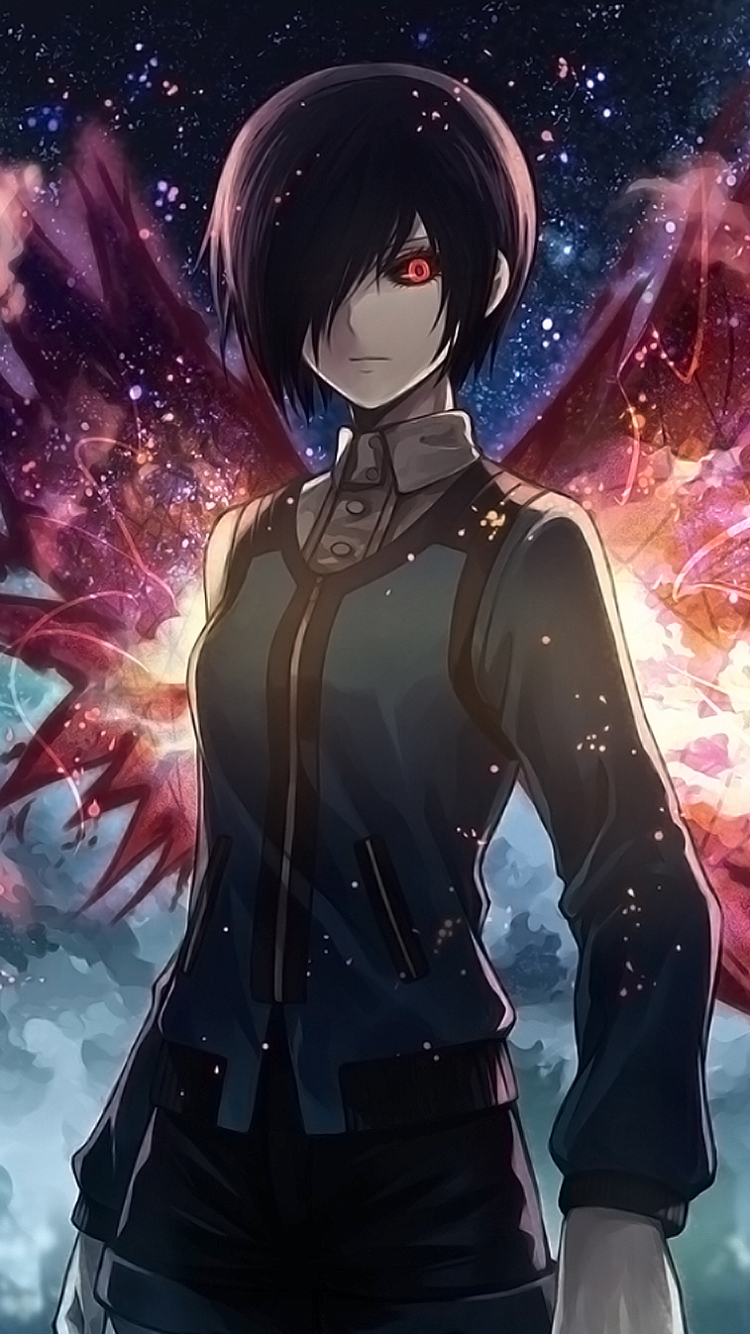 Handy-Wallpaper Flügel, Animes, Tokyo Ghoul, Touka Kirishima kostenlos herunterladen.