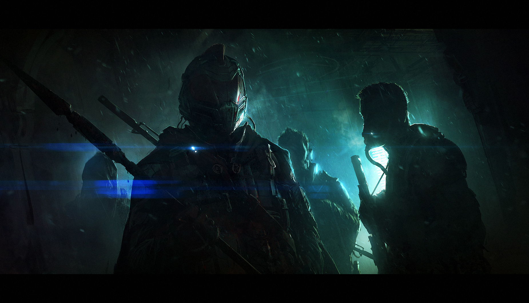 Free download wallpaper Dark, Warrior, Sci Fi on your PC desktop