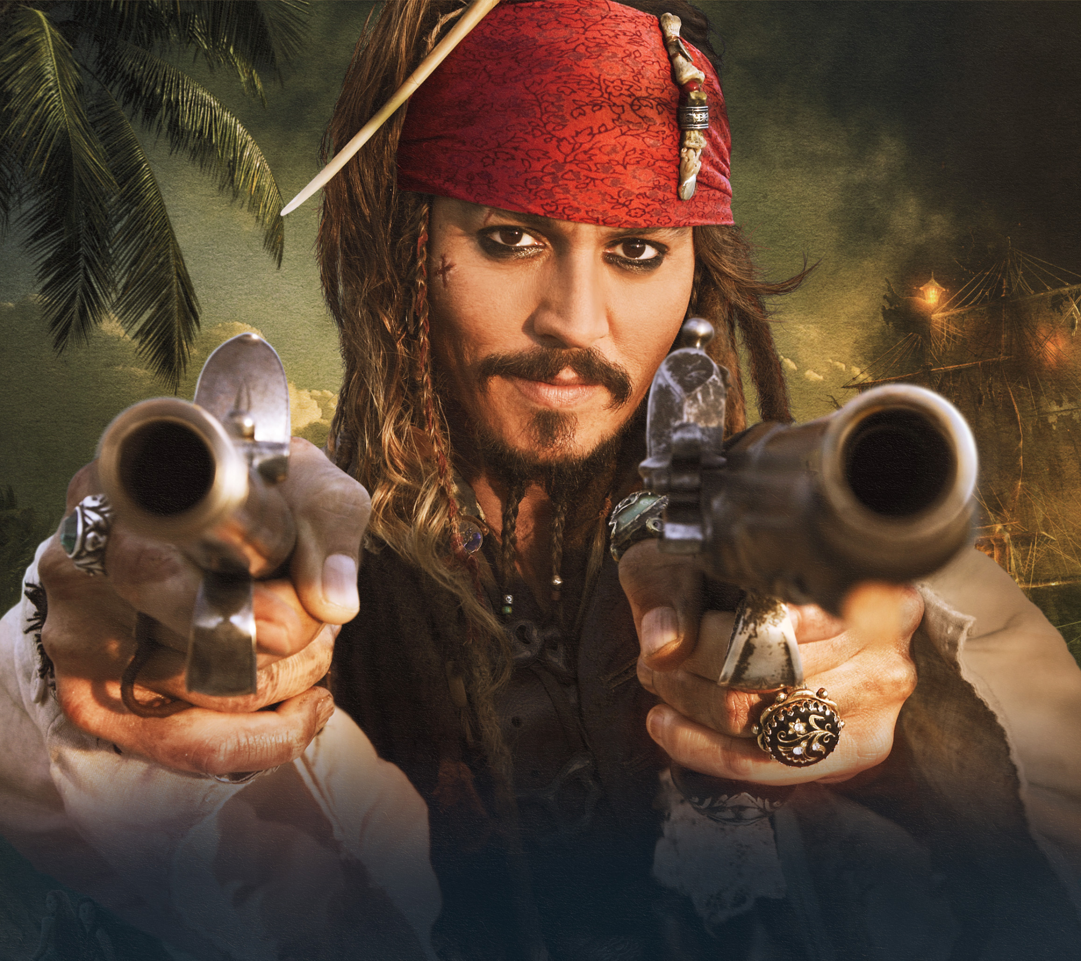 Завантажити шпалери безкоштовно Пірати Карибського Моря, Джонні Депп, Фільм, Пірат, Джек Горобець, Пірати Карибського Моря: На Дивних Берегах картинка на робочий стіл ПК