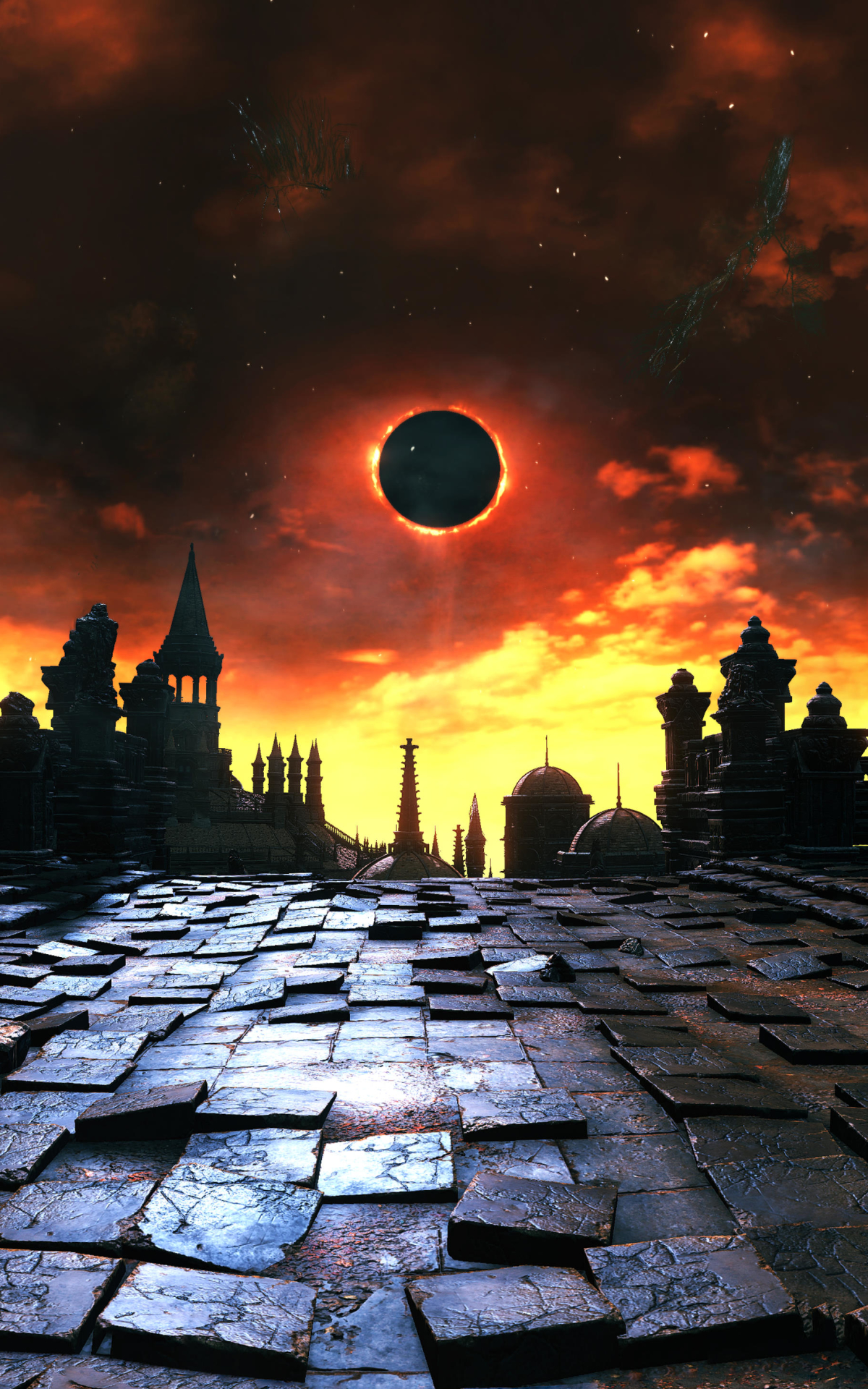 Download mobile wallpaper Eclipse, Video Game, Dark Souls, Dark Souls Iii for free.