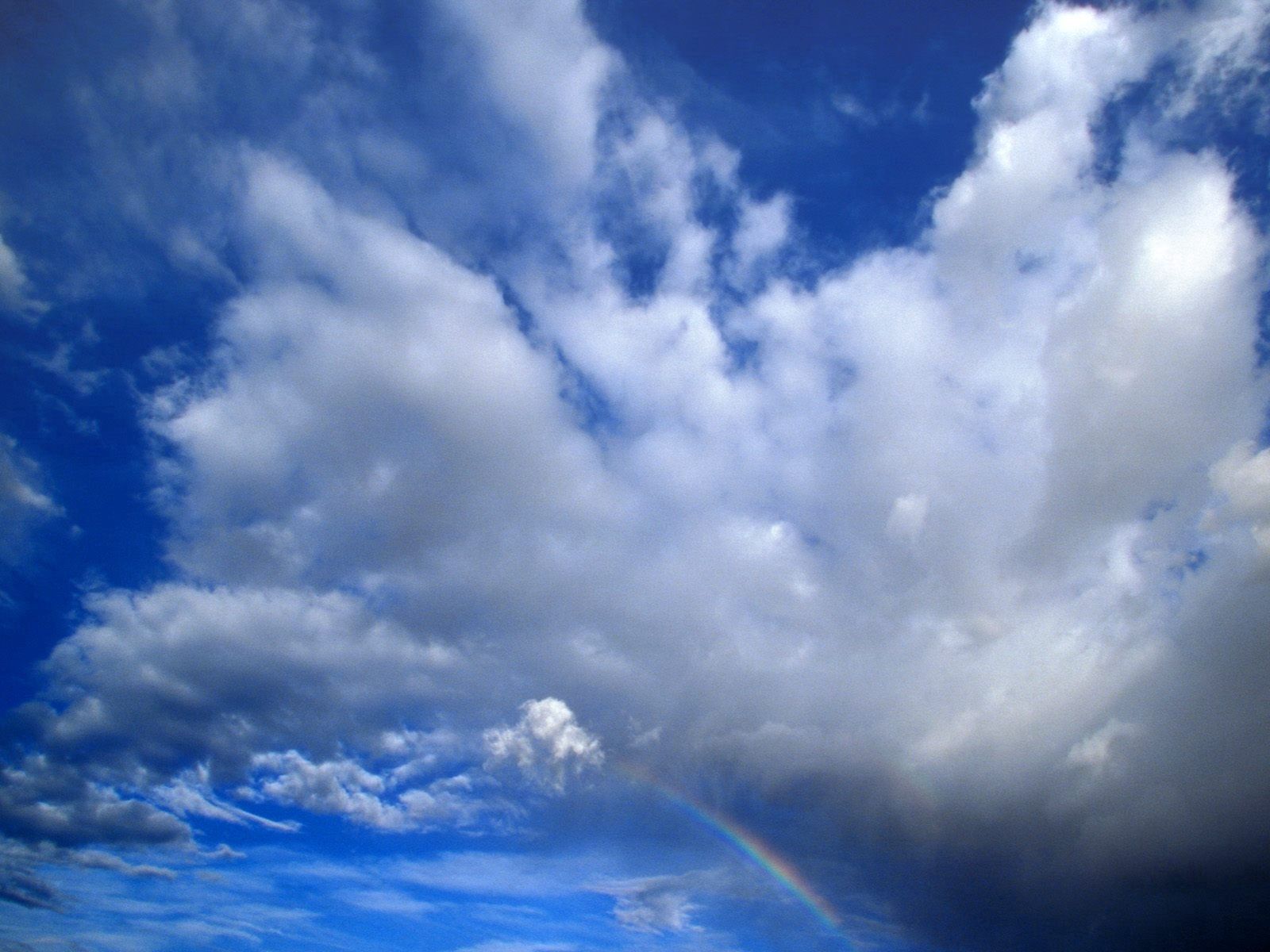 Free download wallpaper Sky, Rainbow, Utah, Nature, Clouds, National Park on your PC desktop