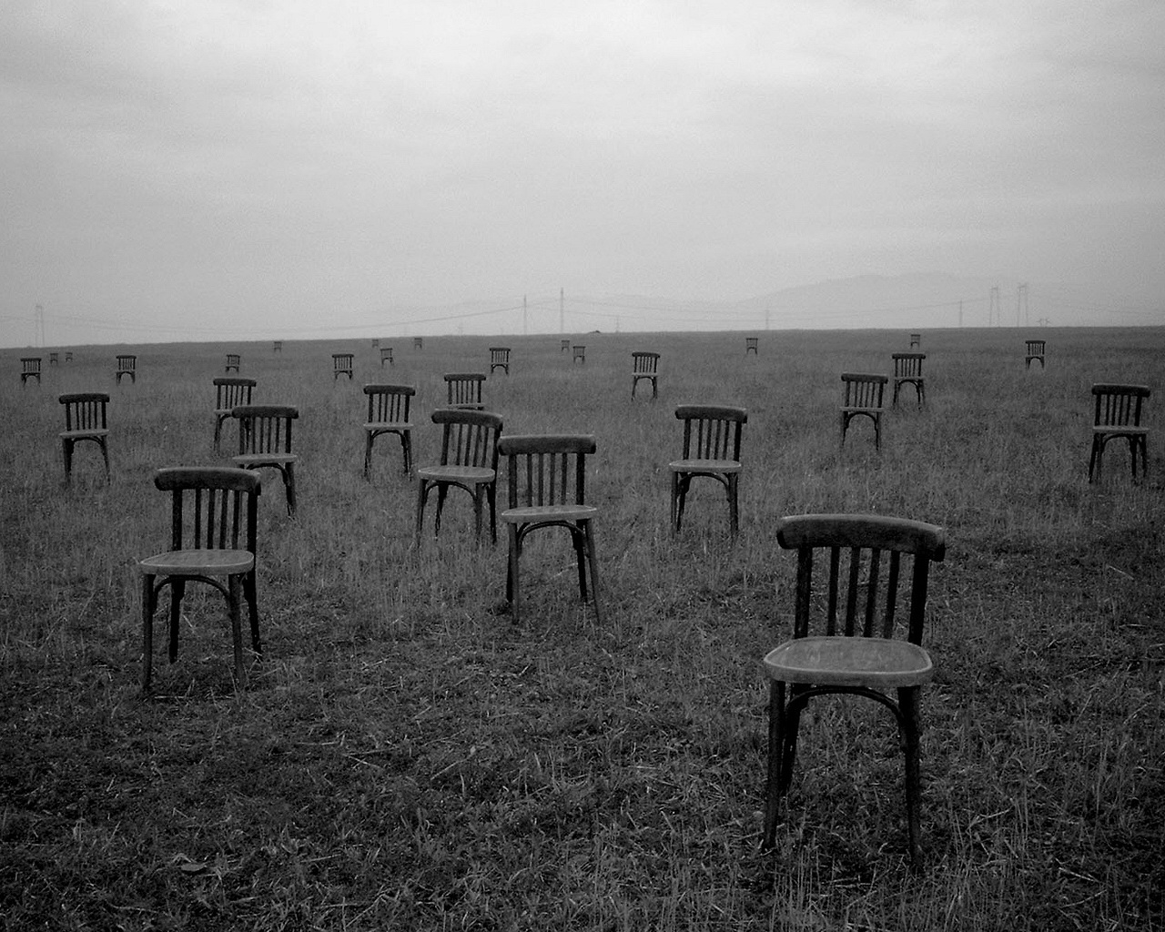 Download mobile wallpaper Chair, Photography, Black & White for free.