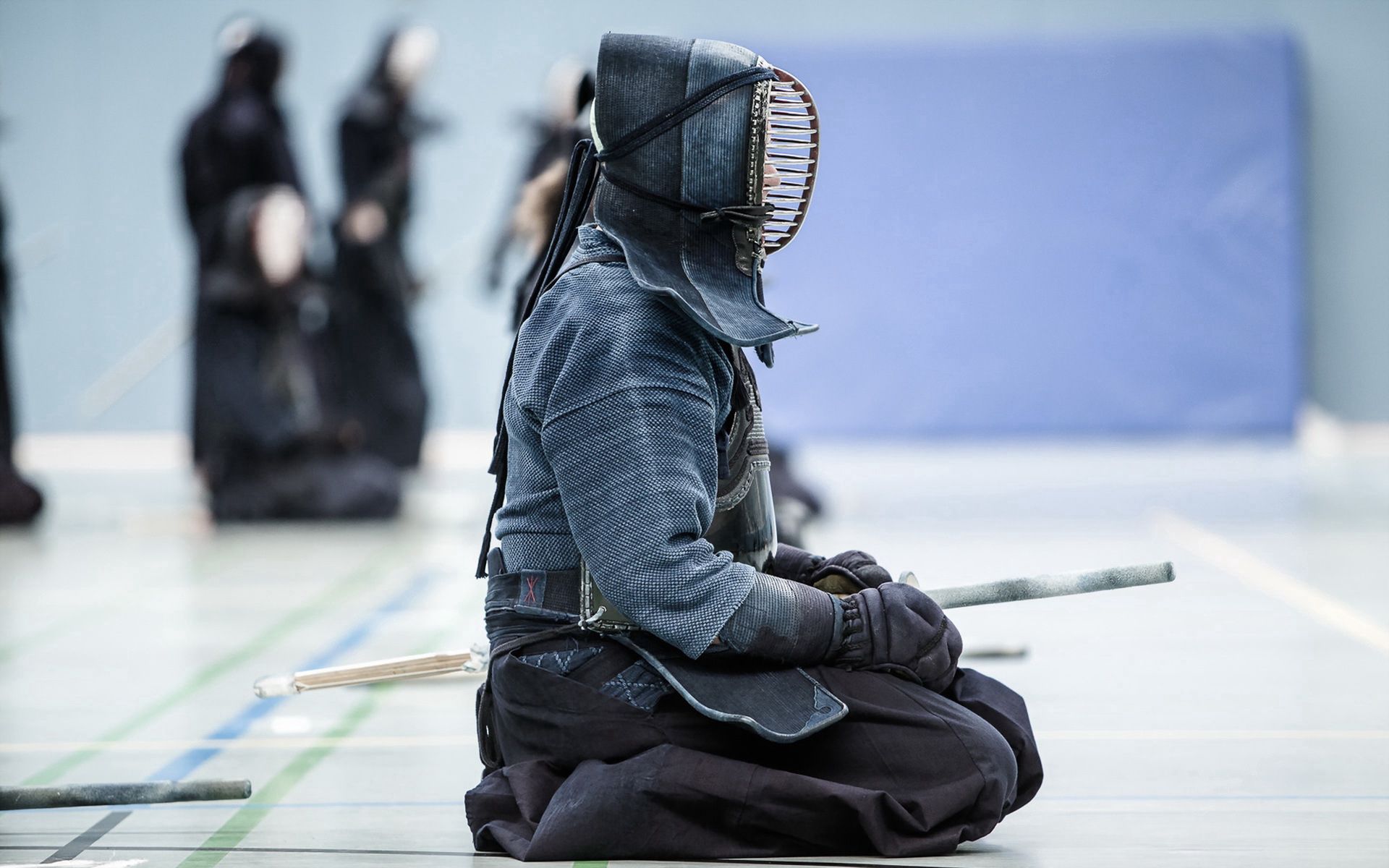 sports, fencing, kendo, fighter