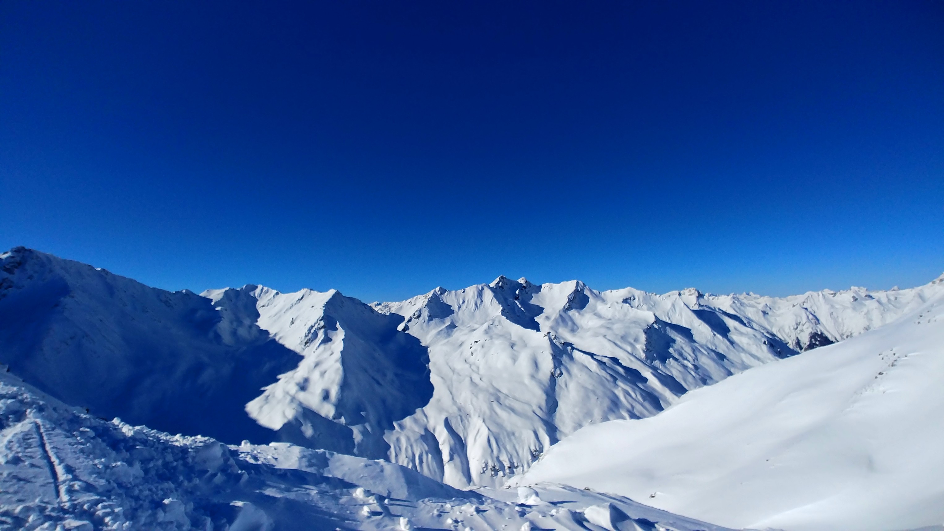 Descarga gratis la imagen Paisaje, Invierno, Cielo, Montañas, Nieve, Montaña, Alpes, Tirol, Tierra/naturaleza, Cumbre en el escritorio de tu PC