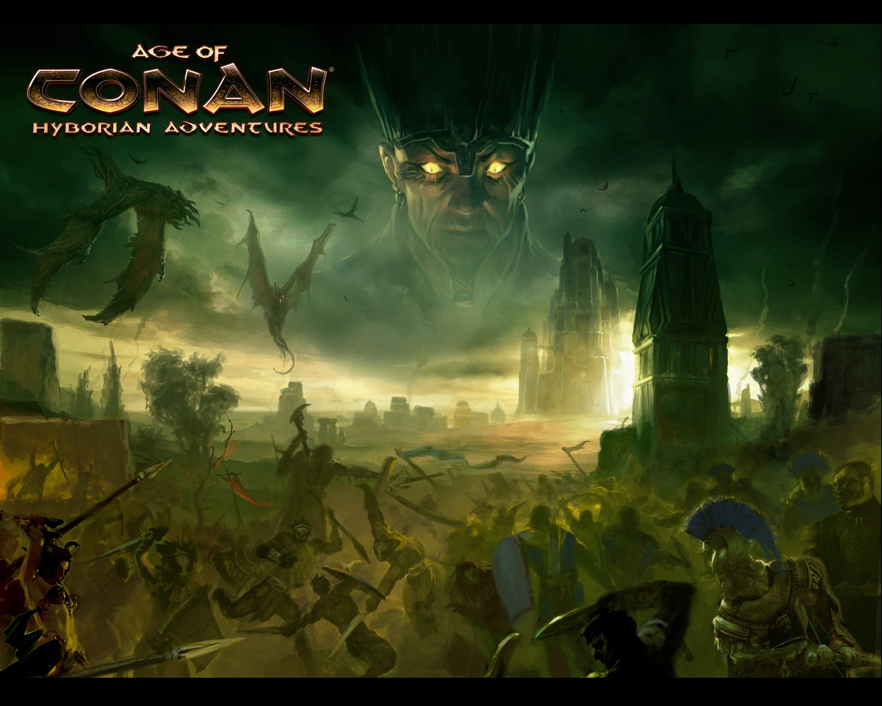 Laden Sie Age Of Conan: Hyborian Adventures HD-Desktop-Hintergründe herunter