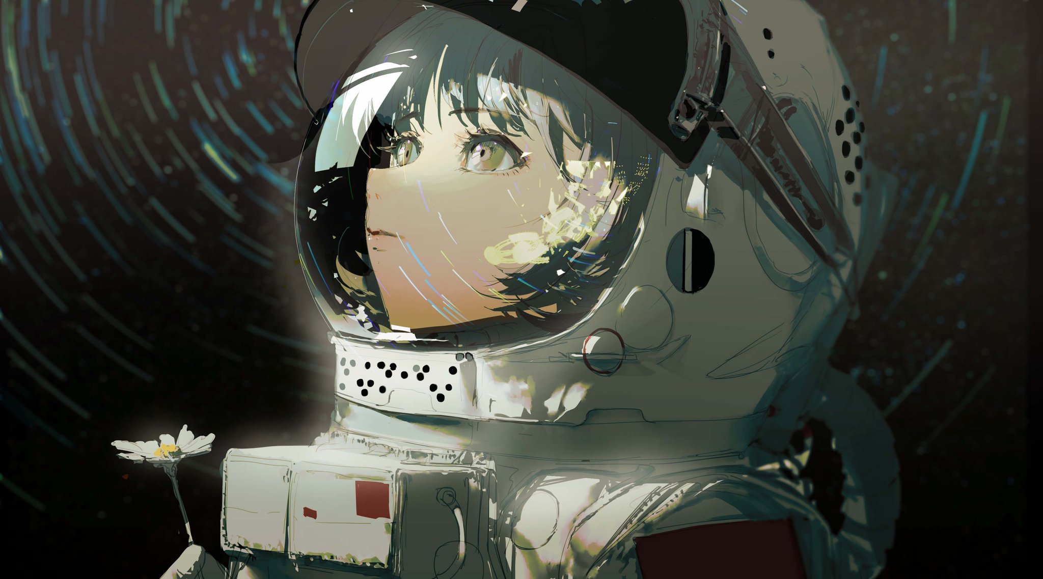 1024560 baixar papel de parede anime, astronauta: um sonho extraordinário, cabelo curto - protetores de tela e imagens gratuitamente