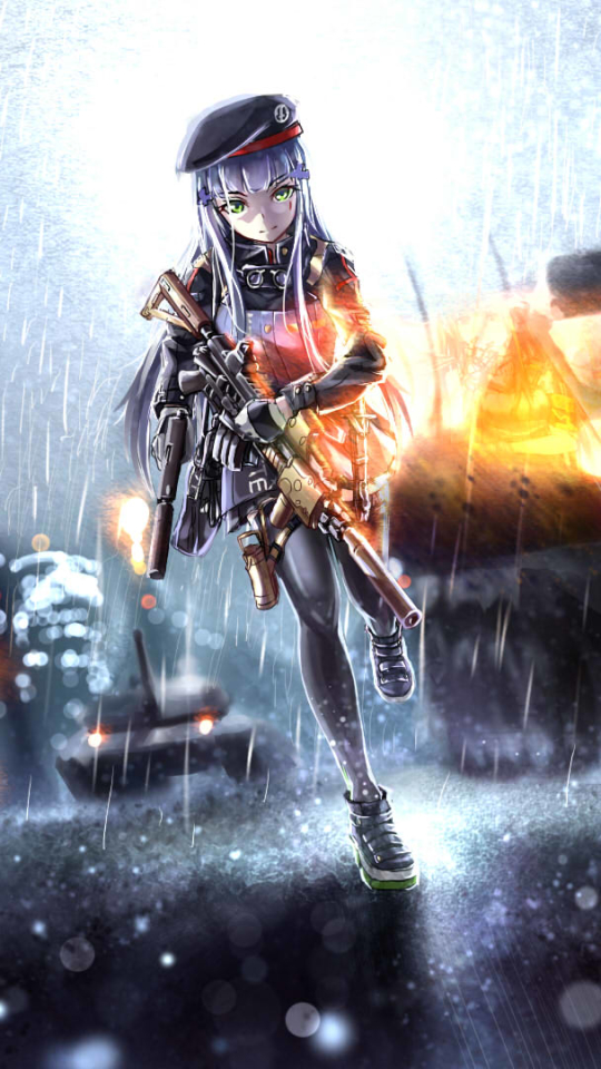video game, girls frontline, tank, heckler & koch usp, m4 carbine, battlefield 3