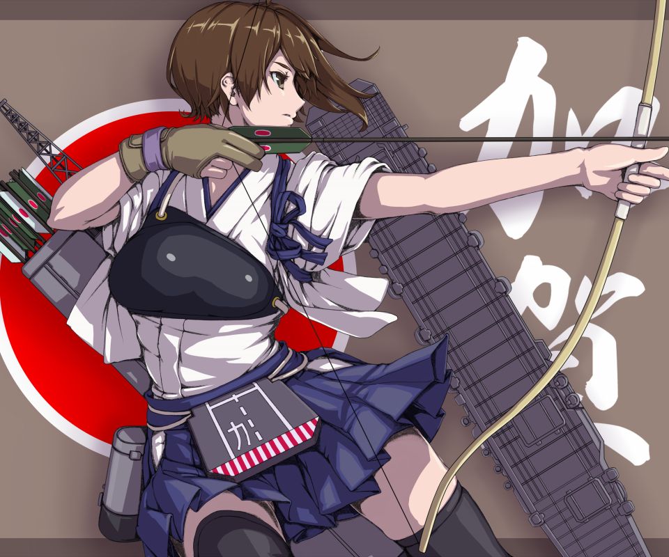 Baixar papel de parede para celular de Anime, Coleção Kantai, Kaga (Kancolle) gratuito.