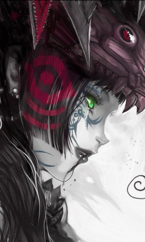 Download mobile wallpaper Anime, Fantasy, Tattoo, Original for free.