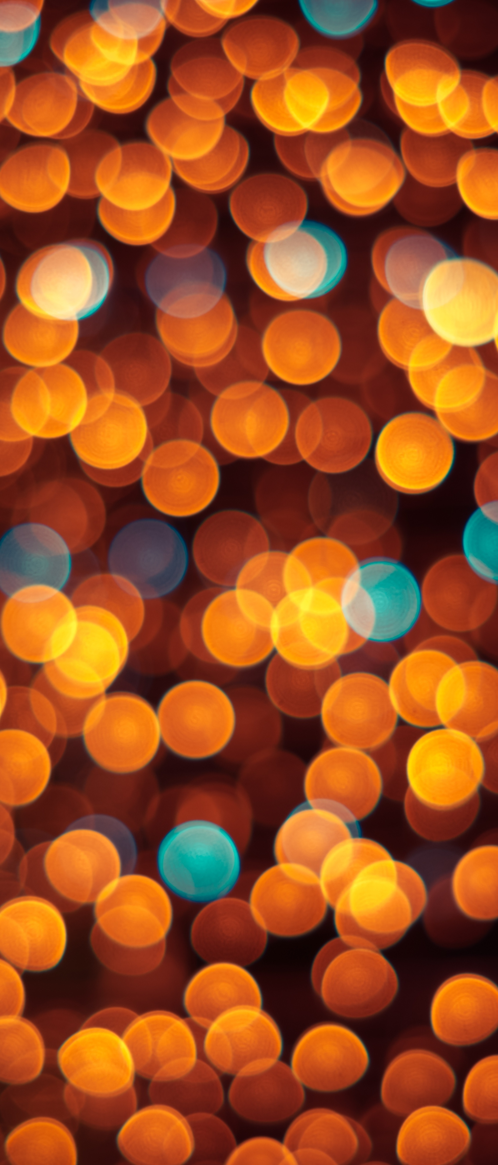 Download mobile wallpaper Light, Bokeh, Artistic, Orange (Color) for free.