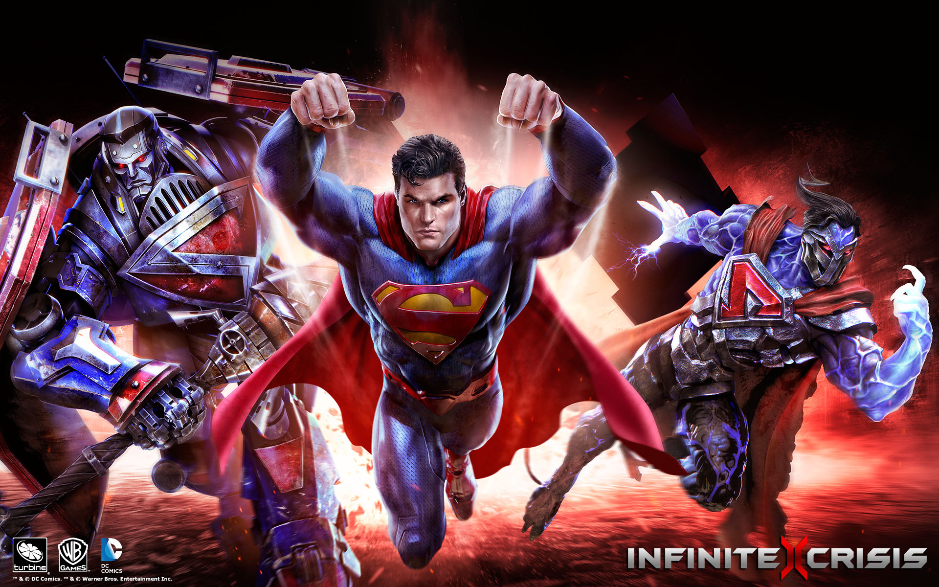 Descarga gratuita de fondo de pantalla para móvil de Superhombre, Videojuego, Infinite Crisis.