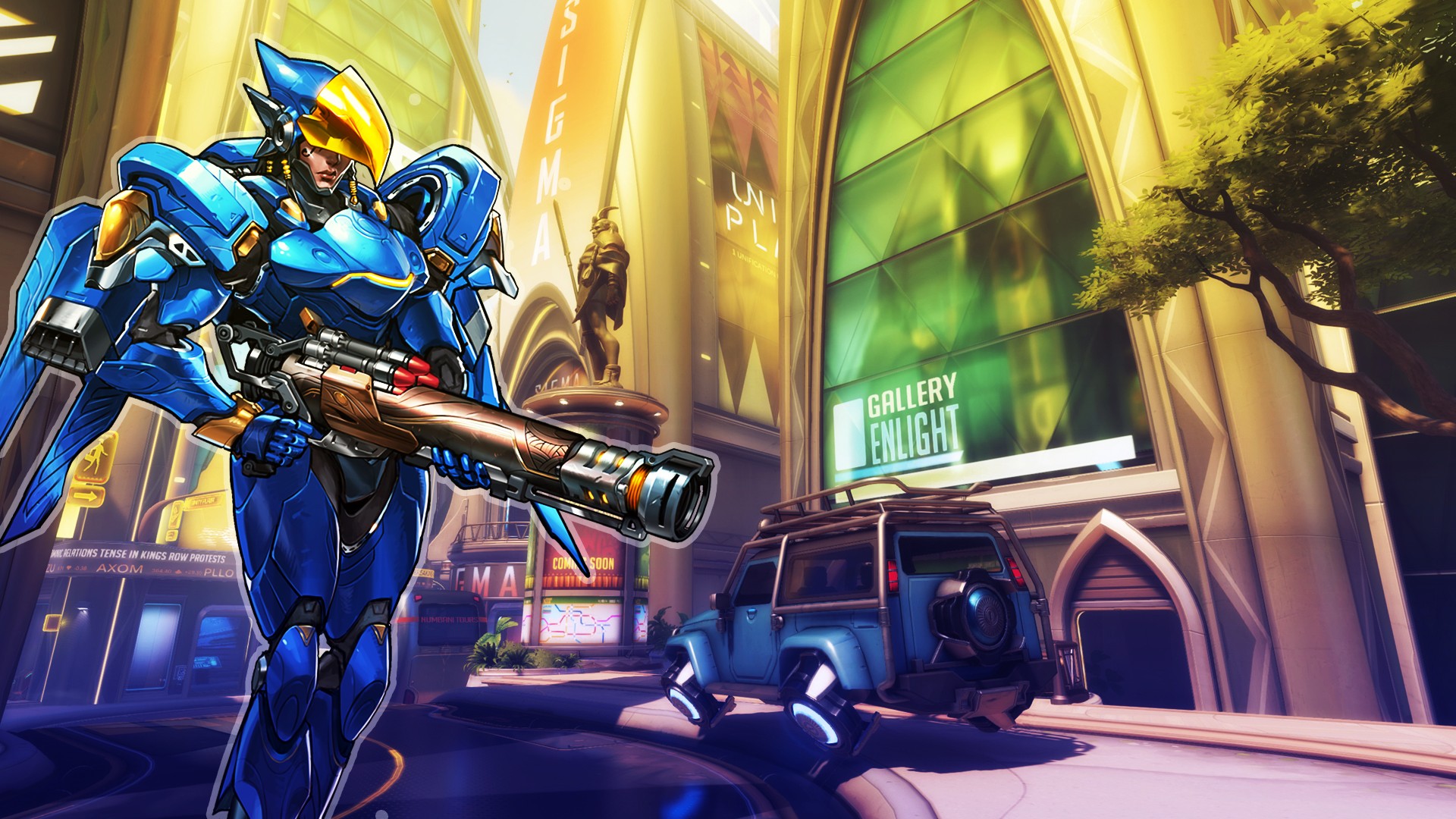 Download mobile wallpaper Overwatch, Video Game, Blizzard Entertainment, Pharah (Overwatch) for free.
