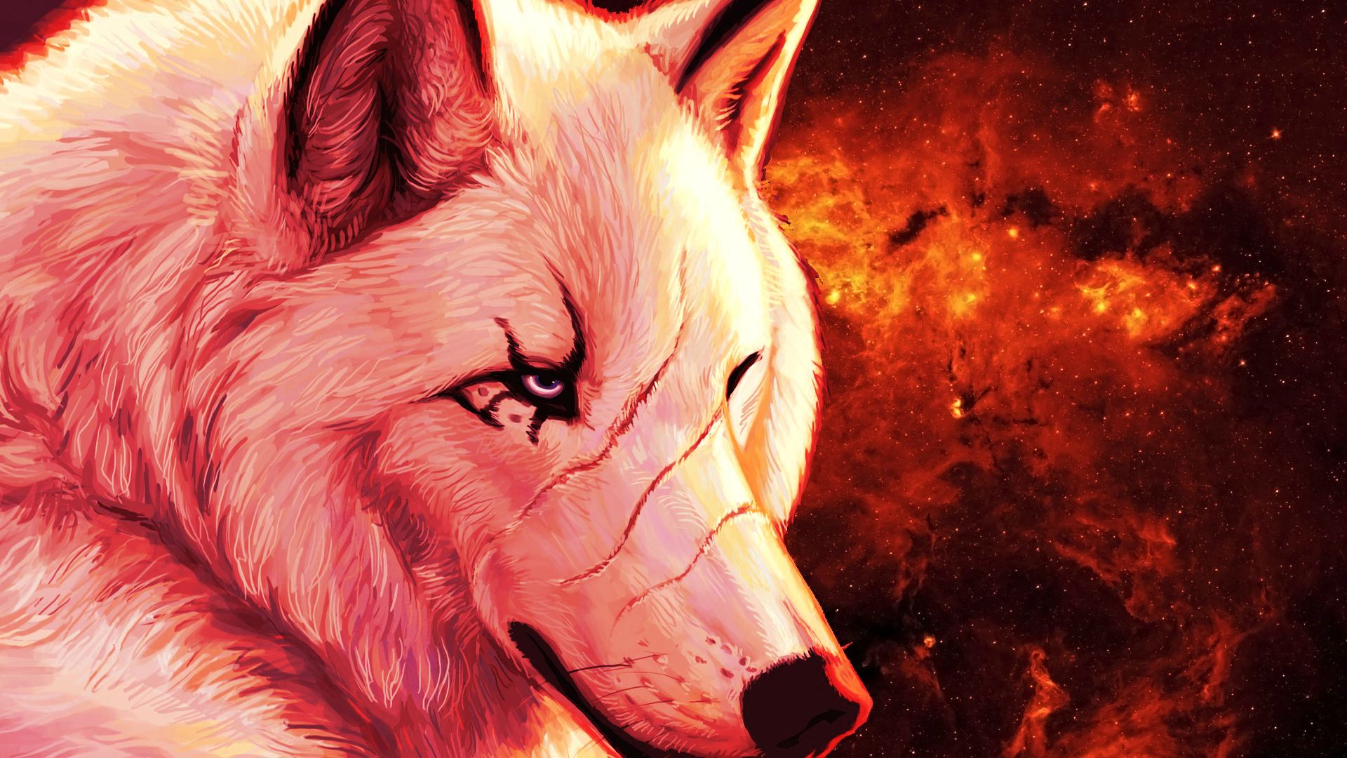 Download mobile wallpaper Fantasy, Wolf, Fantasy Animals for free.