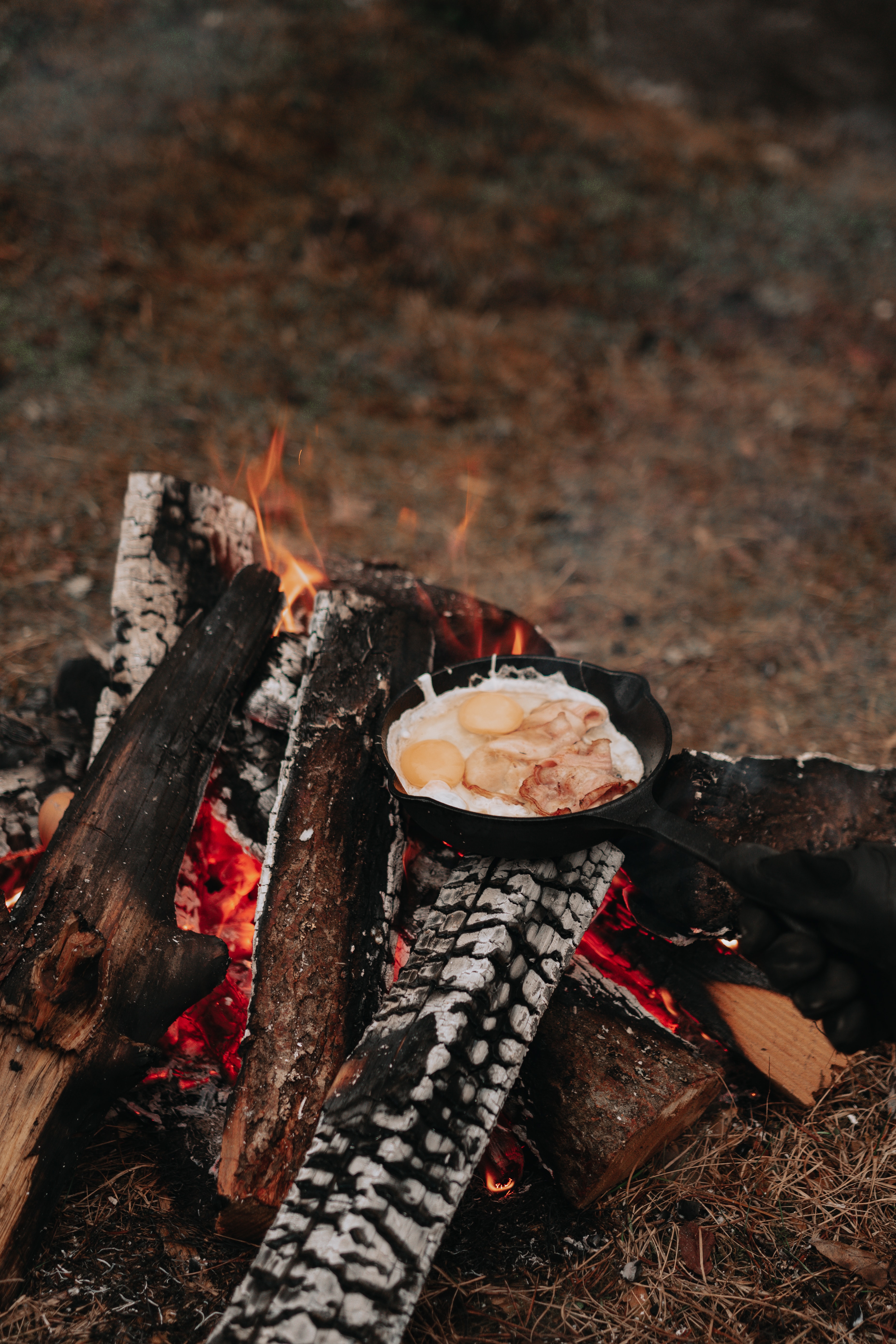 Téléchargez des papiers peints mobile Bonfire, Divers, Nature, Petit Déjeuner, Camping gratuitement.