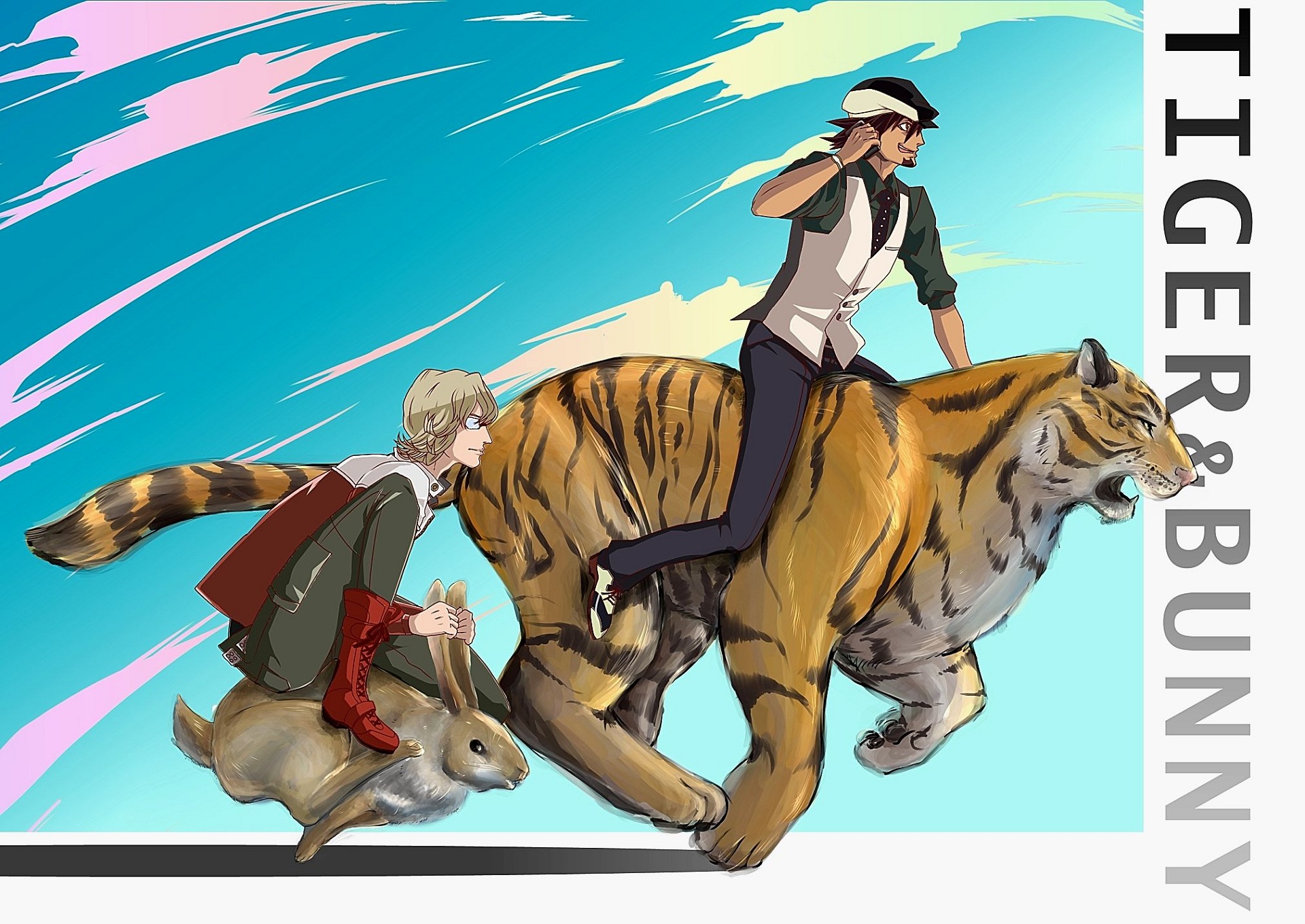 PCデスクトップにアニメ, タイガー＆バニー, バーナビー・ブルックス Jr, 鏑木虎徹画像を無料でダウンロード