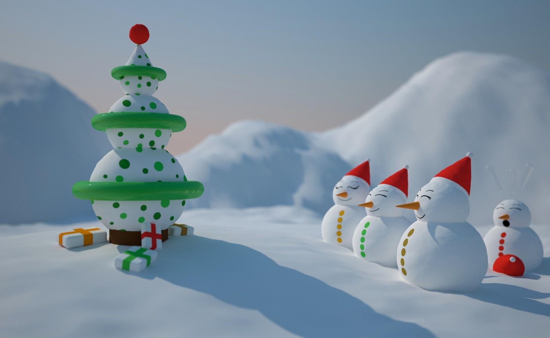 150176 descargar imagen vacaciones, nieve, muñeco de nieve, día festivo, árbol de navidad, fila, presenta, regalos: fondos de pantalla y protectores de pantalla gratis