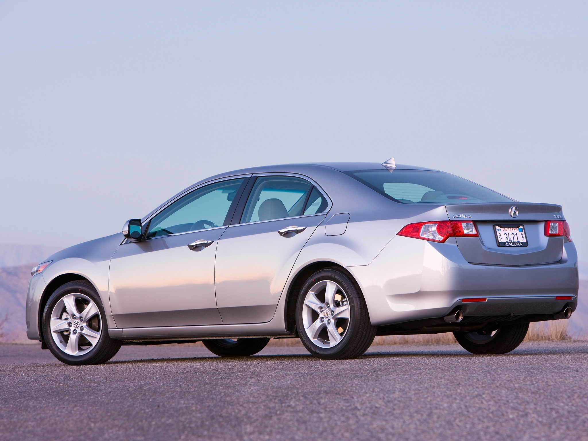 Download mobile wallpaper Akura, Silver Metallic, Tsx, Acura, 2008, Style, Sky, Auto, Side View, Cars for free.