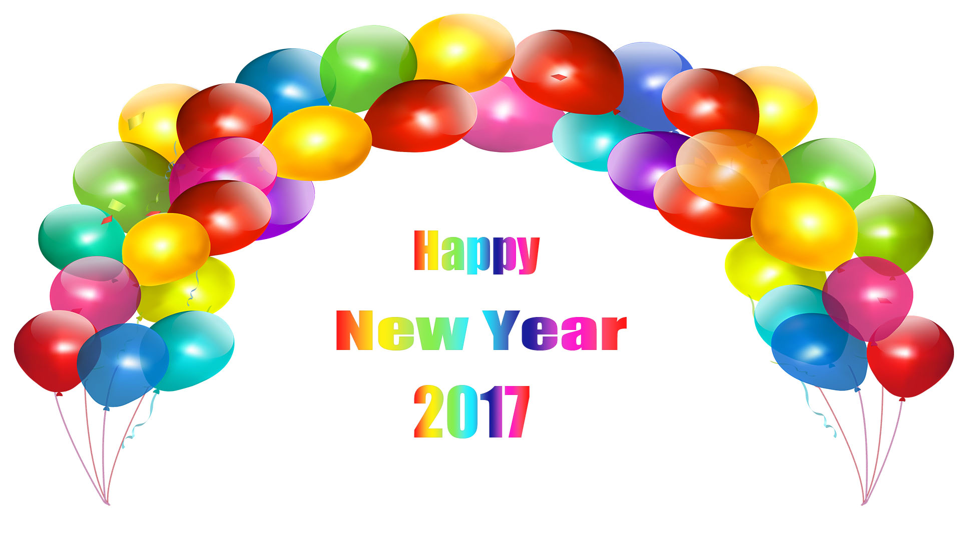 Download mobile wallpaper New Year, Holiday, New Year 2017 for free.