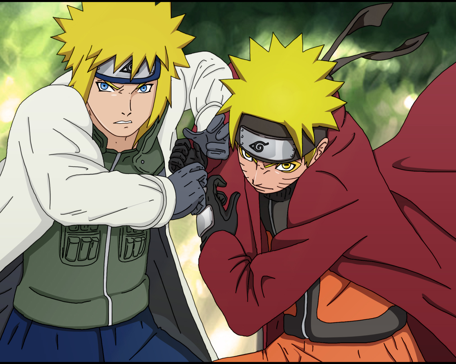 Baixe gratuitamente a imagem Anime, Naruto, Minato Namikaze, Naruto Uzumaki na área de trabalho do seu PC