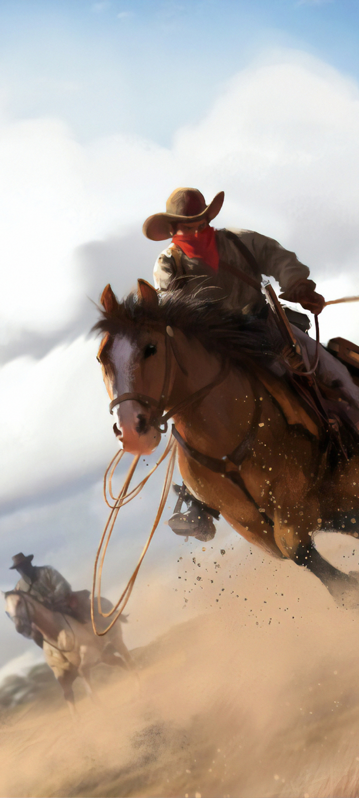 Handy-Wallpaper Cowboy, Computerspiele, Red Dead Redemption 2, Roter Tot kostenlos herunterladen.