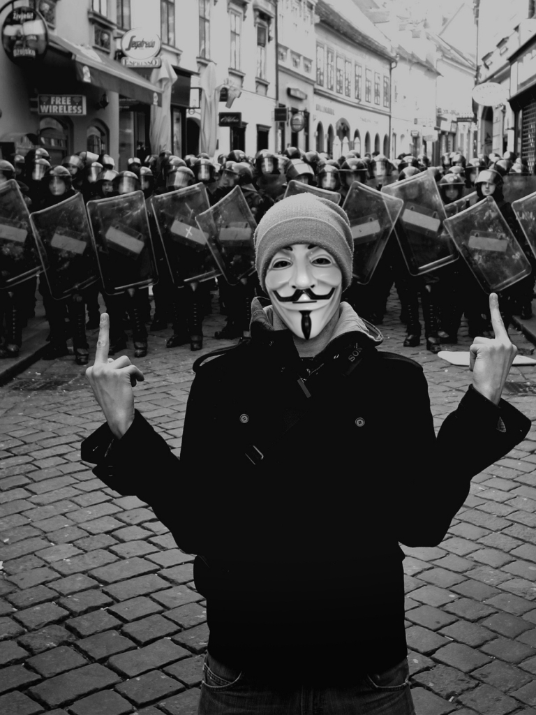 Download mobile wallpaper Dark, Anonymous, Anarchy for free.