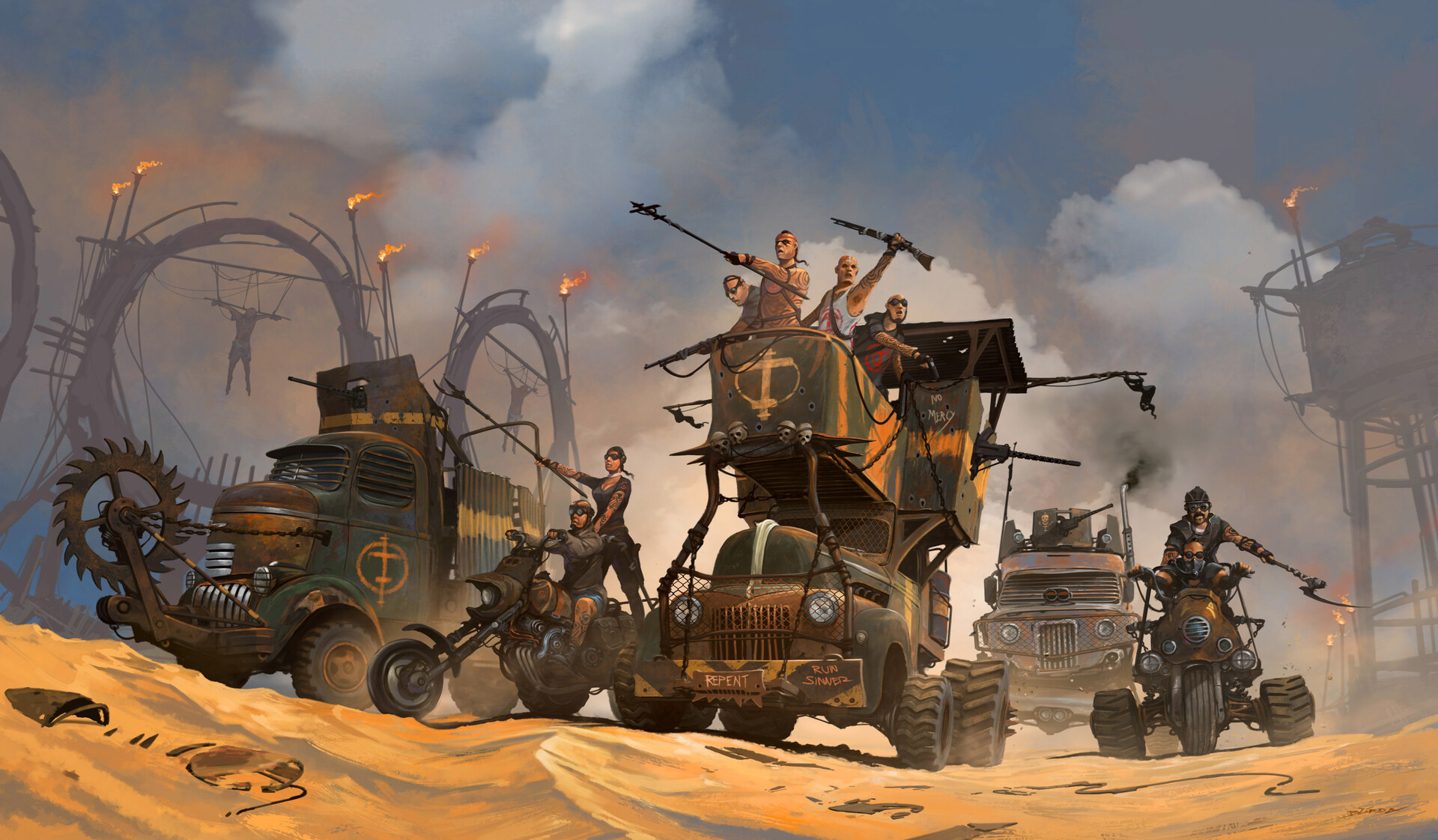 Free download wallpaper Sci Fi, Vehicle, Post Apocalyptic on your PC desktop