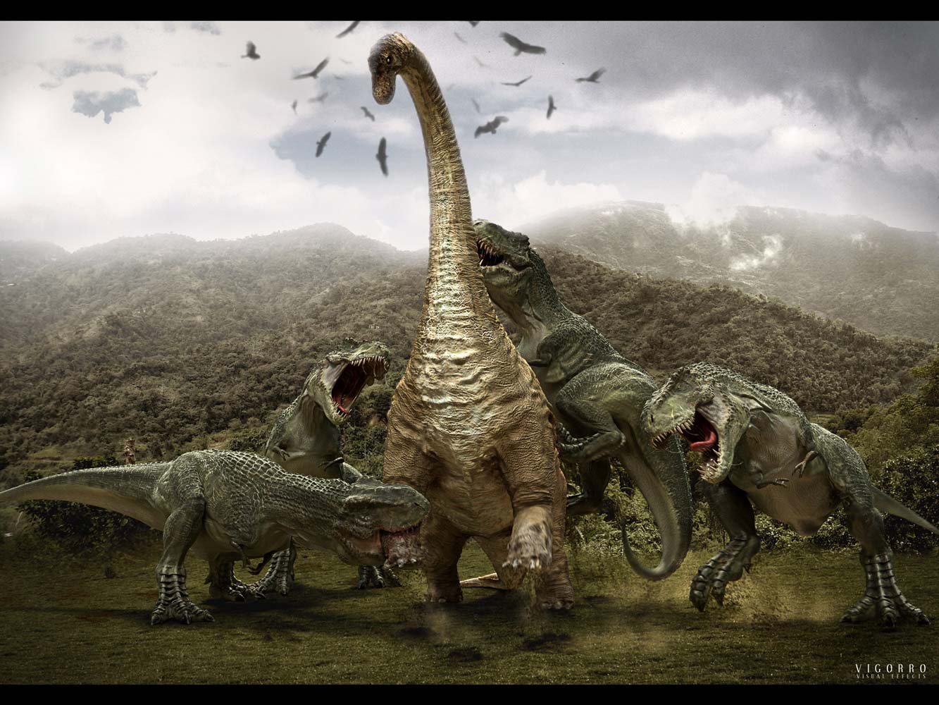 Завантажити шпалери Динозавр на телефон безкоштовно
