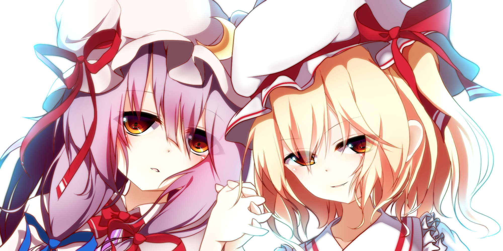 Download mobile wallpaper Anime, Flandre Scarlet, Touhou, Patchouli Knowledge for free.