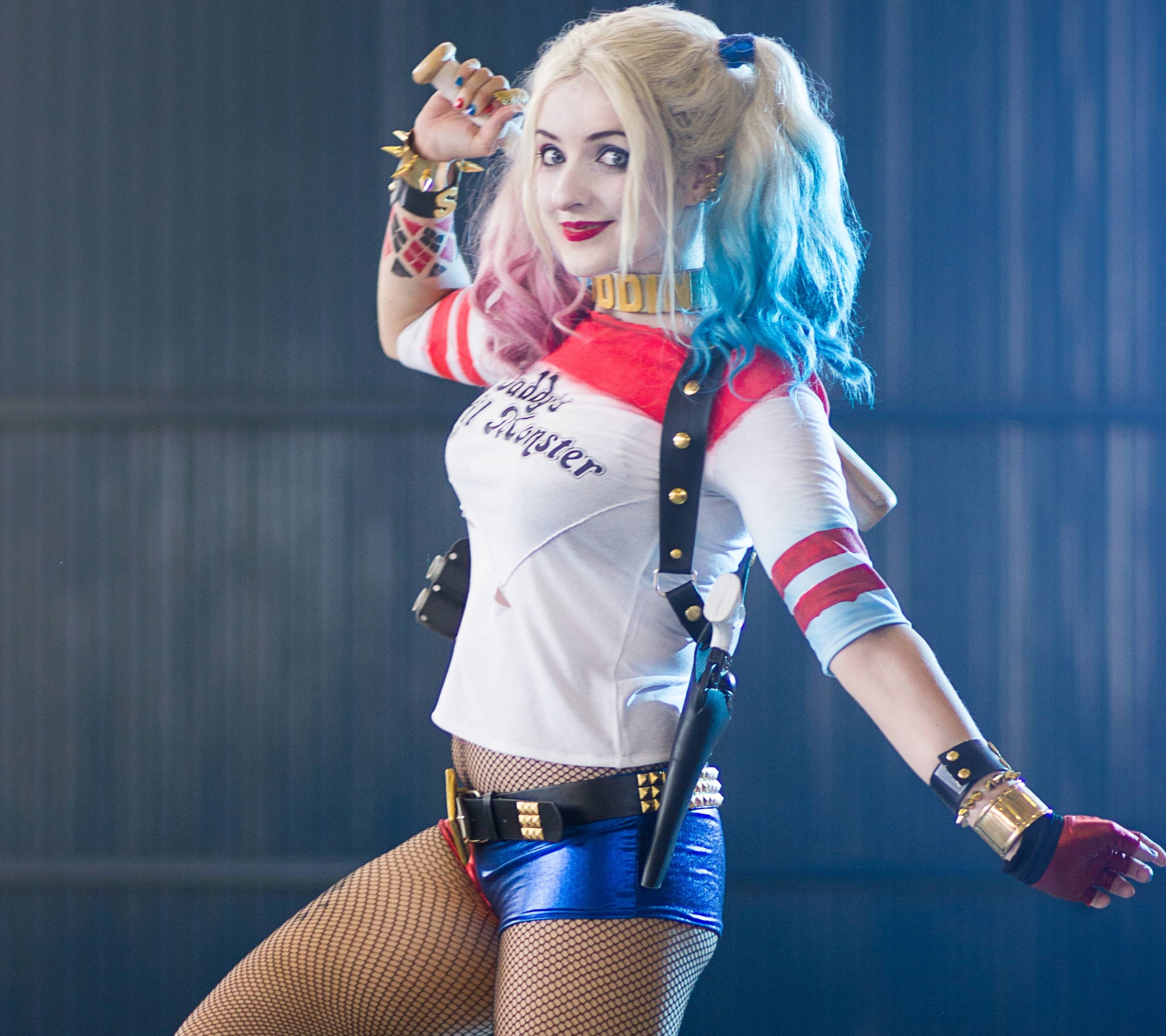 Download mobile wallpaper Women, Harley Quinn, Cosplay, Suicide Squad for free.