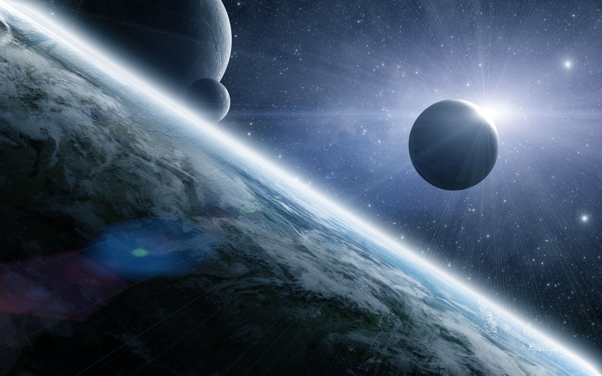 Free download wallpaper Moon, Space, Planet, Sci Fi, Planetscape on your PC desktop