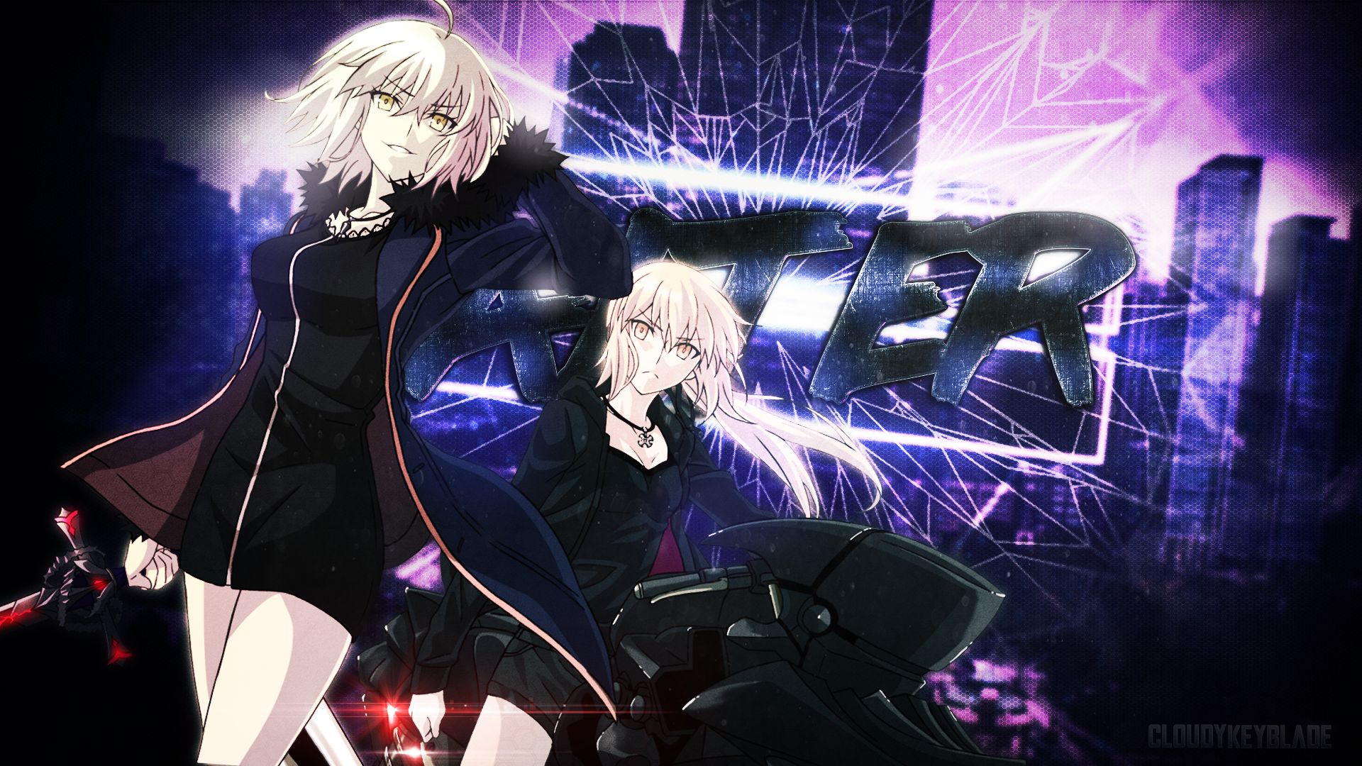 Free download wallpaper Anime, Saber (Fate Series), Saber Alter, Fate/grand Order, Jeanne D'arc Alter, Artoria Pendragon (Alter), Fate Series on your PC desktop