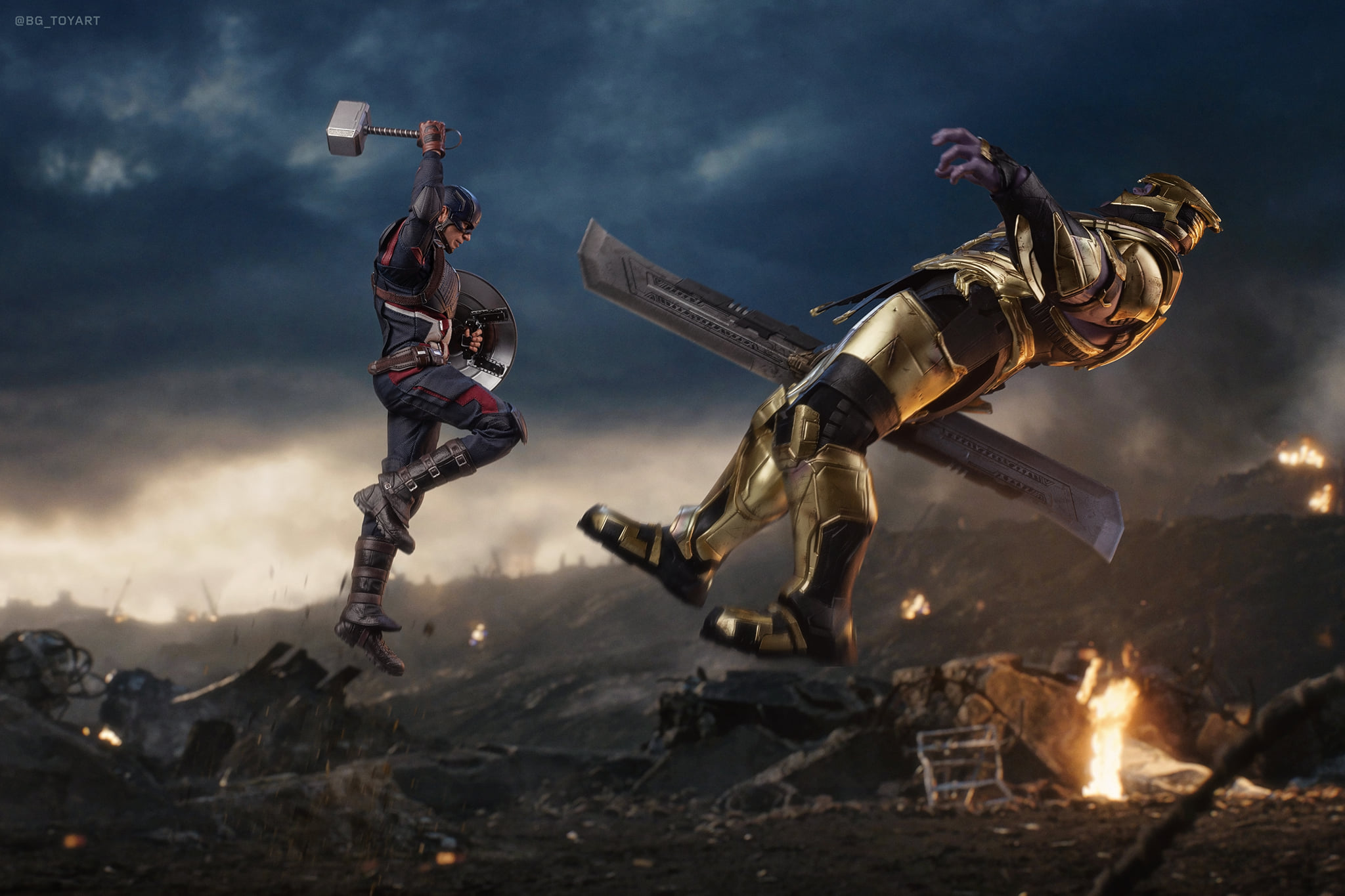 Download mobile wallpaper Captain America, Movie, The Avengers, Thanos, Avengers Endgame for free.