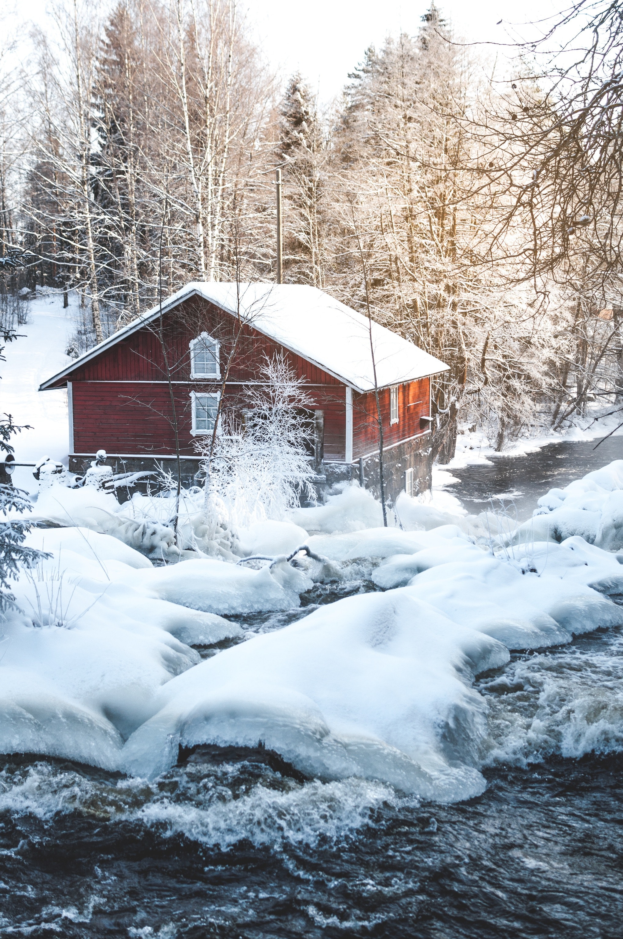 Téléchargez gratuitement l'image Snowbound, Hutte, Nature, Couvert De Neige, Forêt, Neige, Arbres, Cabane sur le bureau de votre PC