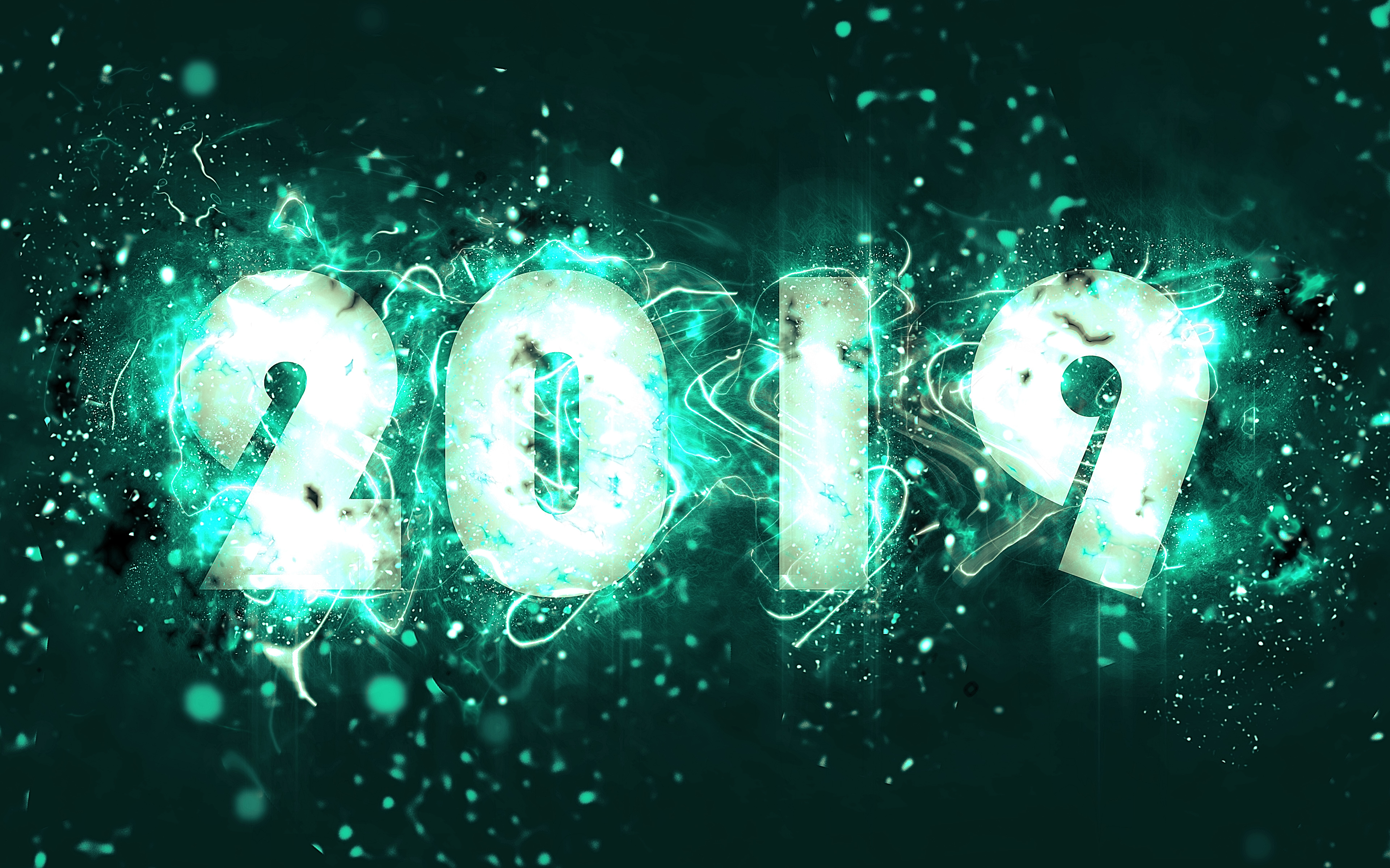 Download mobile wallpaper New Year, Holiday, New Year 2019 for free.