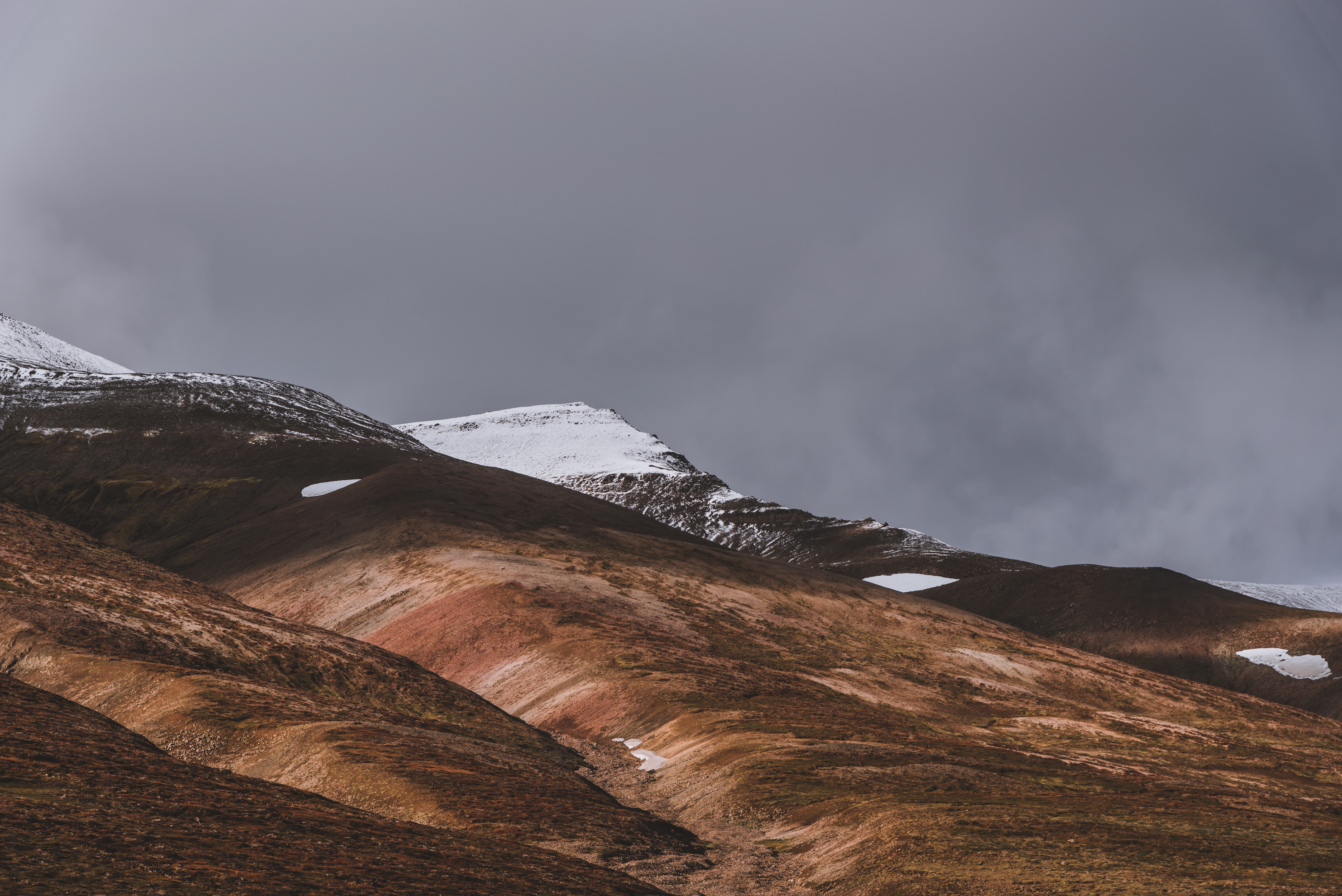 138960 скачать обои исландия, природа, небо, снег, возвышенности, акюрейри - заставки и картинки бесплатно