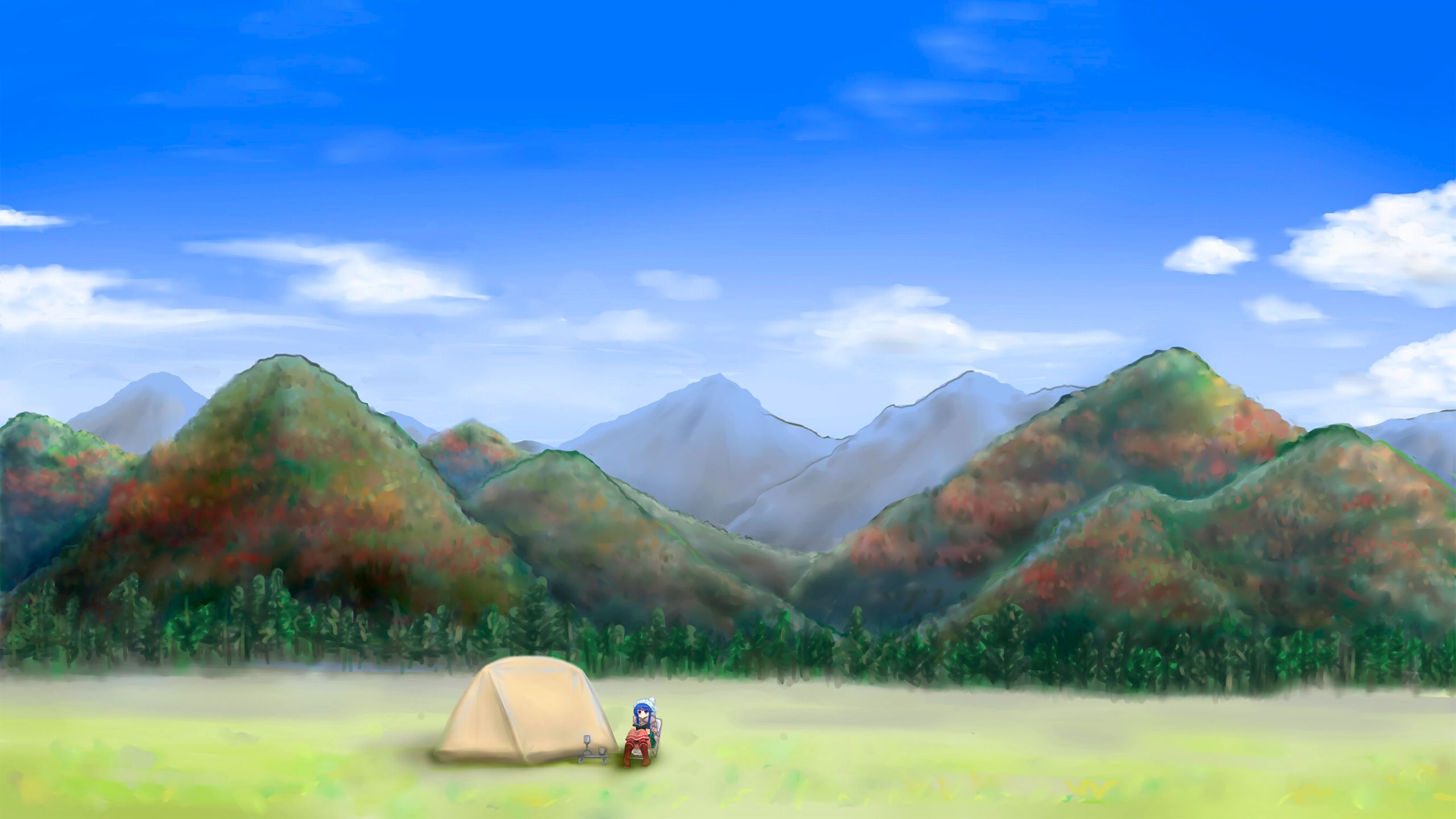 Descarga gratuita de fondo de pantalla para móvil de Animado, Yuru Camp, Rin Shima.