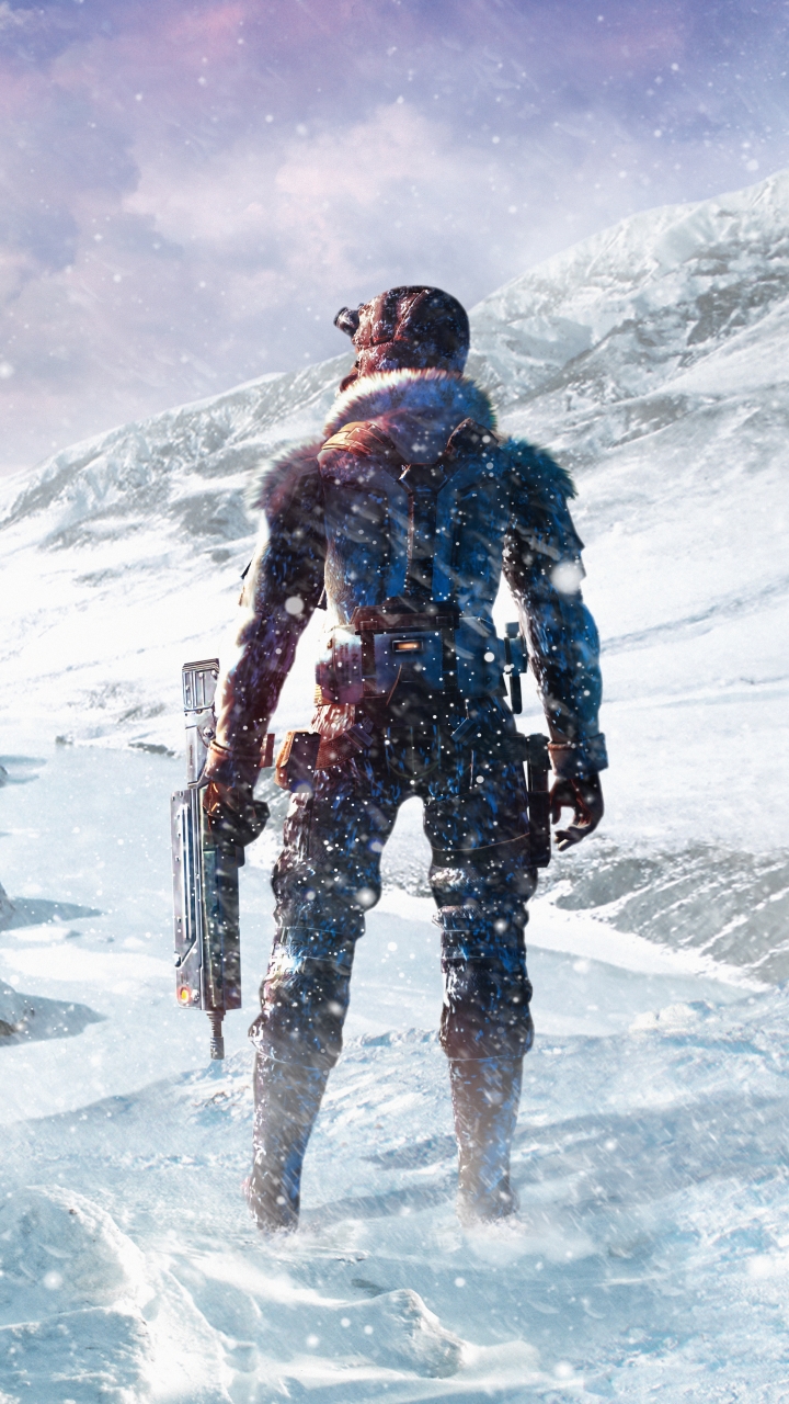 video game, lost planet, explosion, weapon, battle, snow, snowfall, soldier, landscape