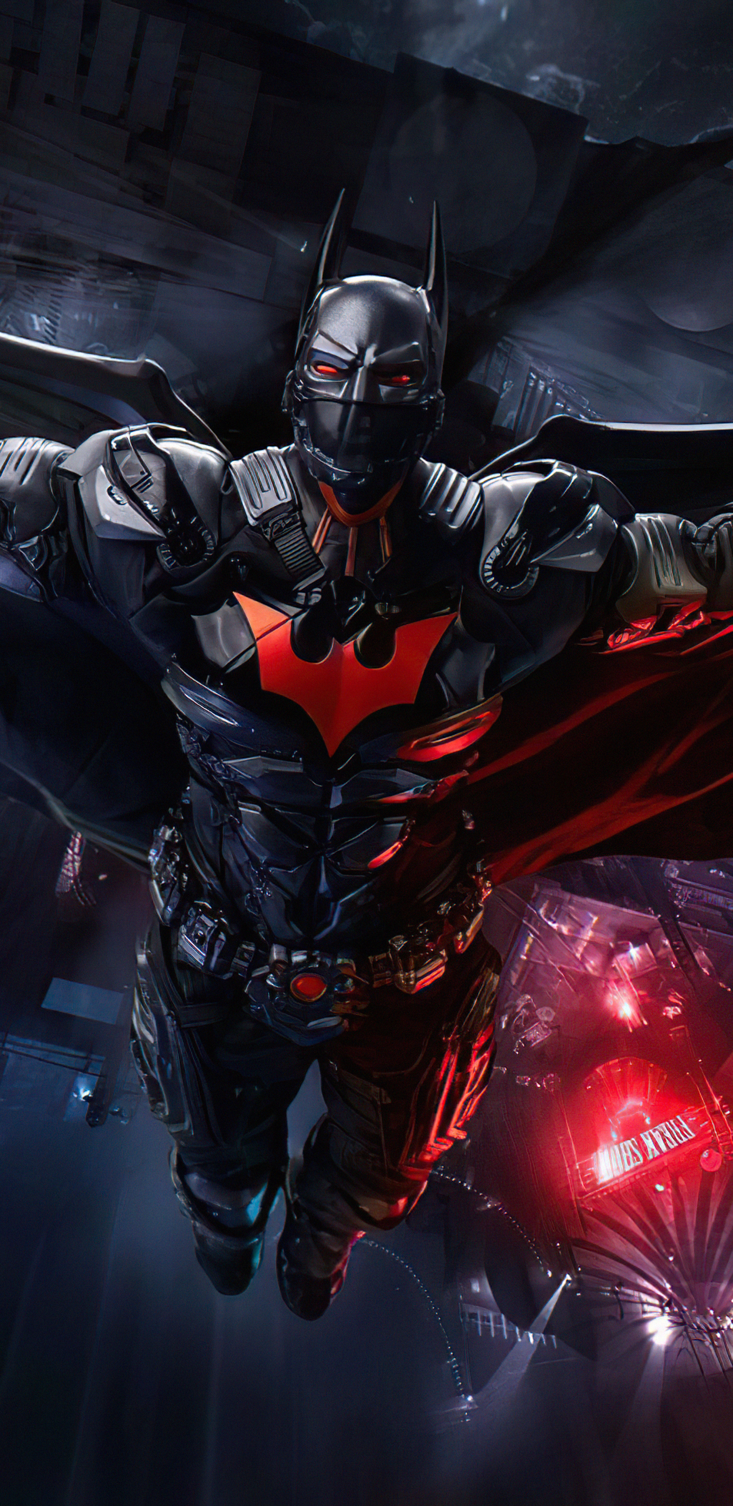 Handy-Wallpaper Batman, Comics, Dc Comics, Batman Of The Future kostenlos herunterladen.