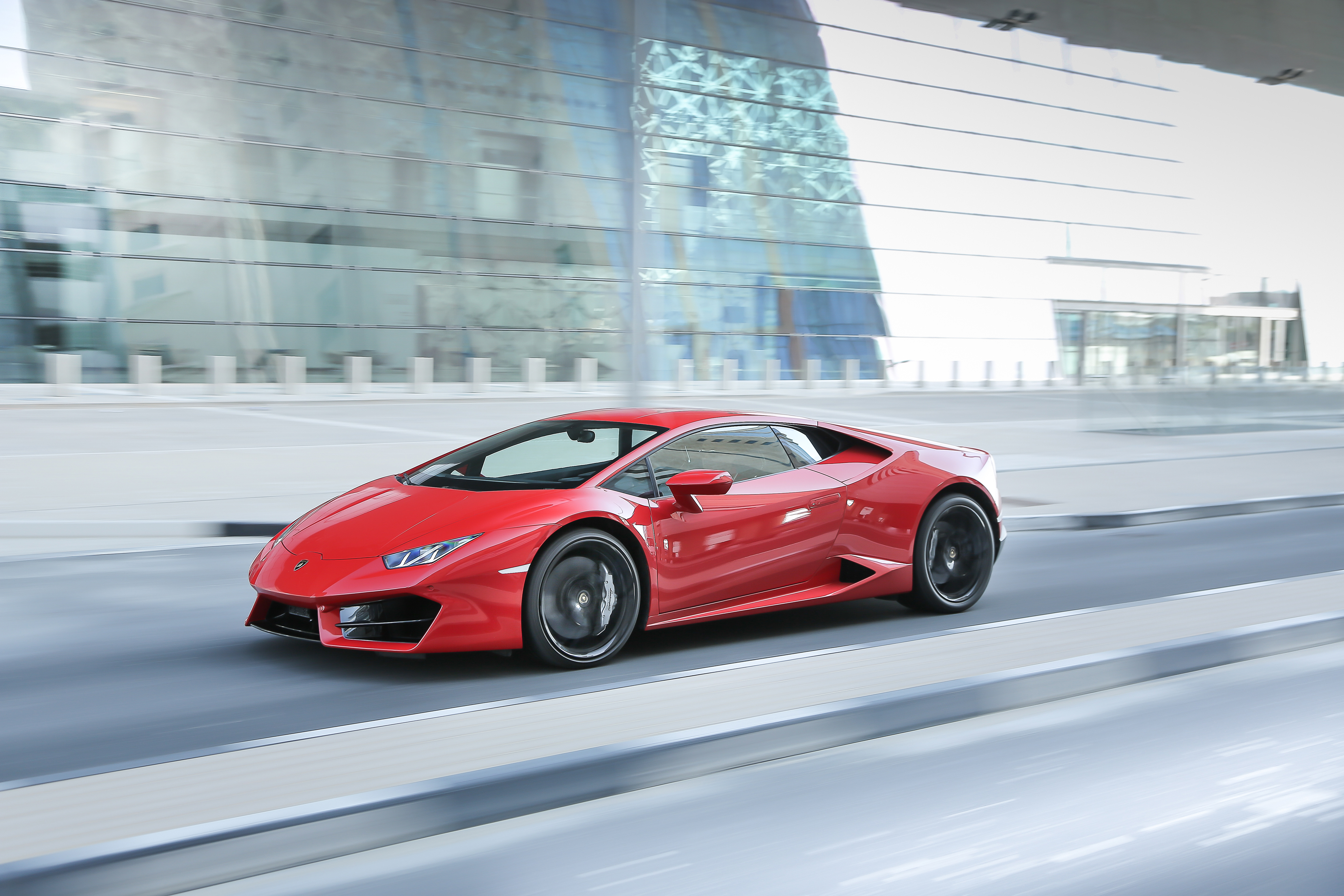 Laden Sie das Lamborghini, Autos, Supersportwagen, Fahrzeuge, Bewegungsunschärfe, Lamborghini Huracán-Bild kostenlos auf Ihren PC-Desktop herunter