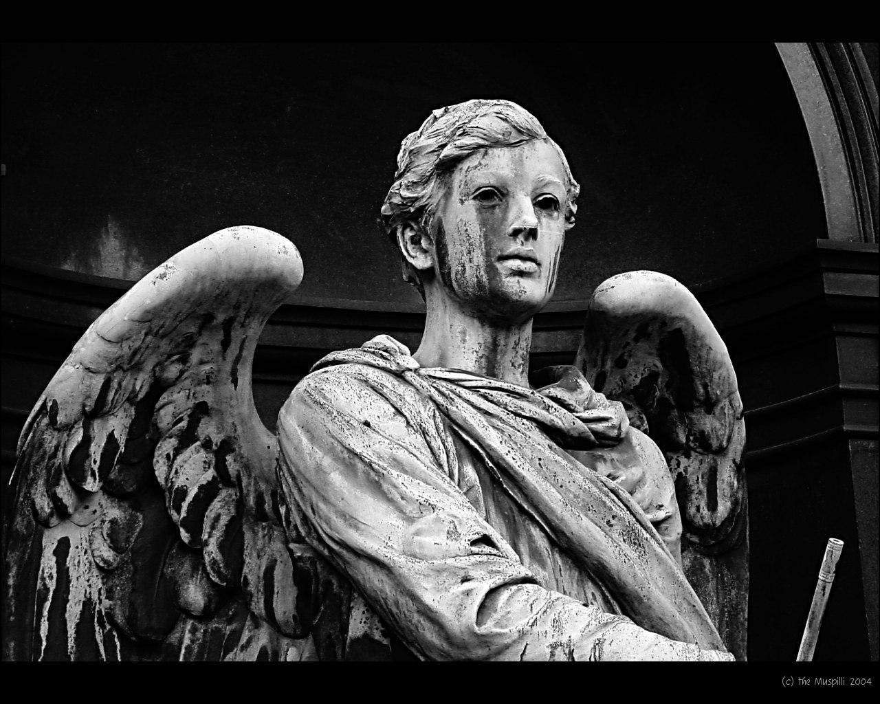 Завантажити шпалери Статуя Ангела на телефон безкоштовно