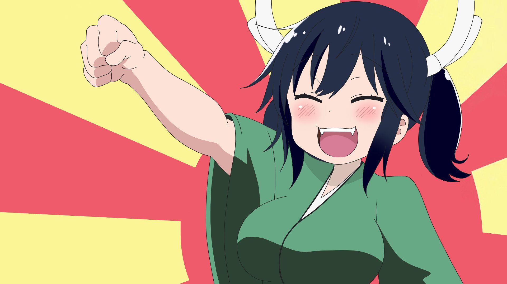 elma (miss kobayashi's dragon maid), anime, miss kobayashi's dragon maid, kobayashi san chi no maid dragon