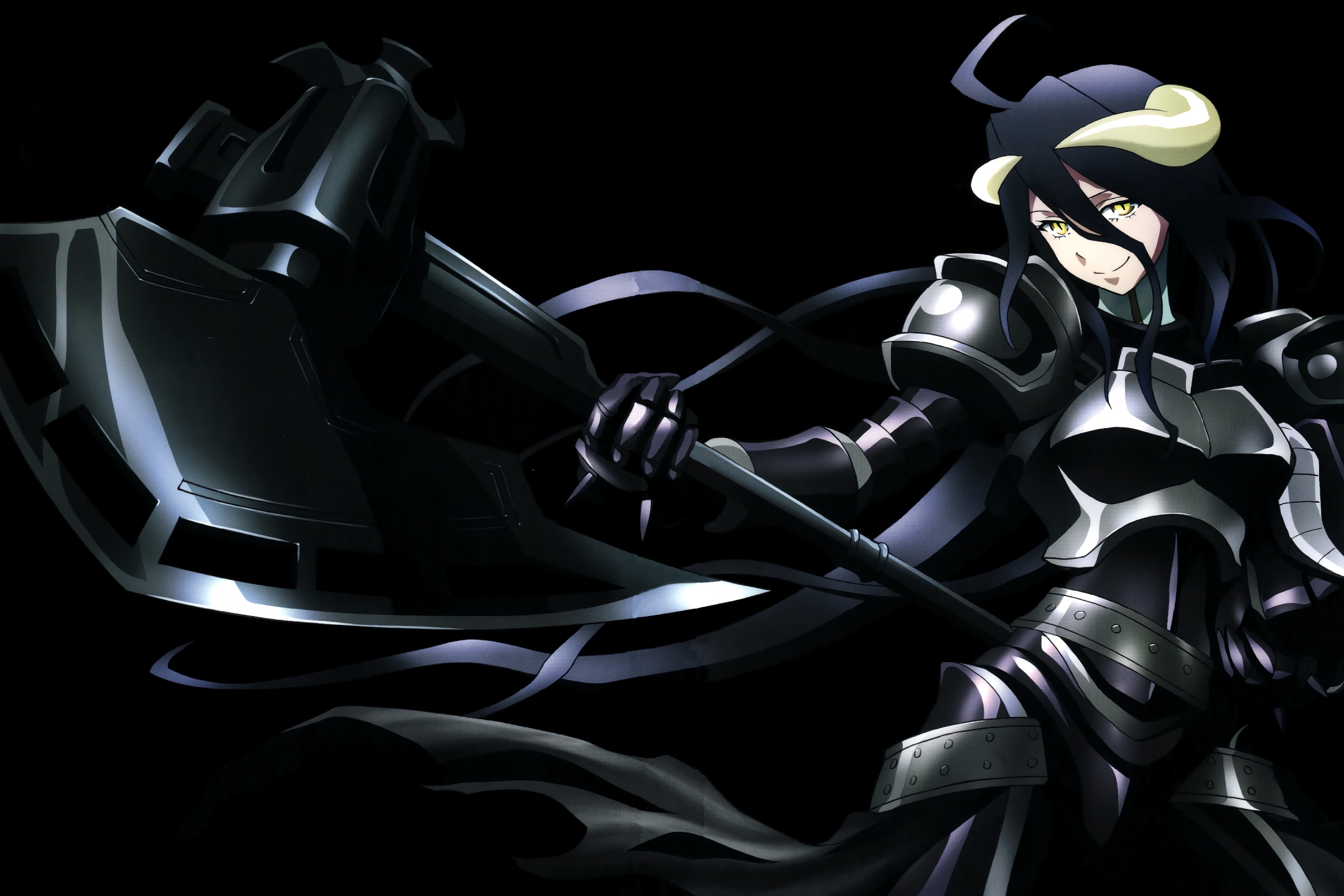 Free download wallpaper Anime, Overlord, Axe, Albedo (Overlord) on your PC desktop
