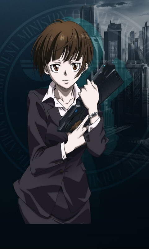 Handy-Wallpaper Animes, Akane Tsunemori, Psycho Pass kostenlos herunterladen.