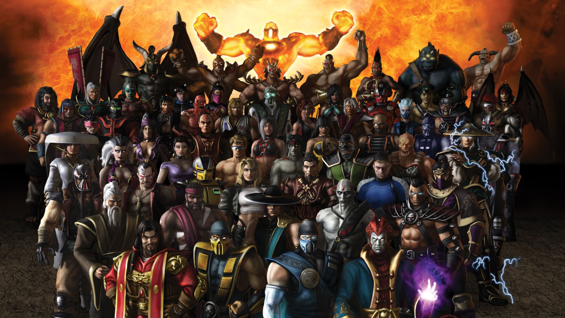 Laden Sie Mortal Kombat: Armageddon HD-Desktop-Hintergründe herunter