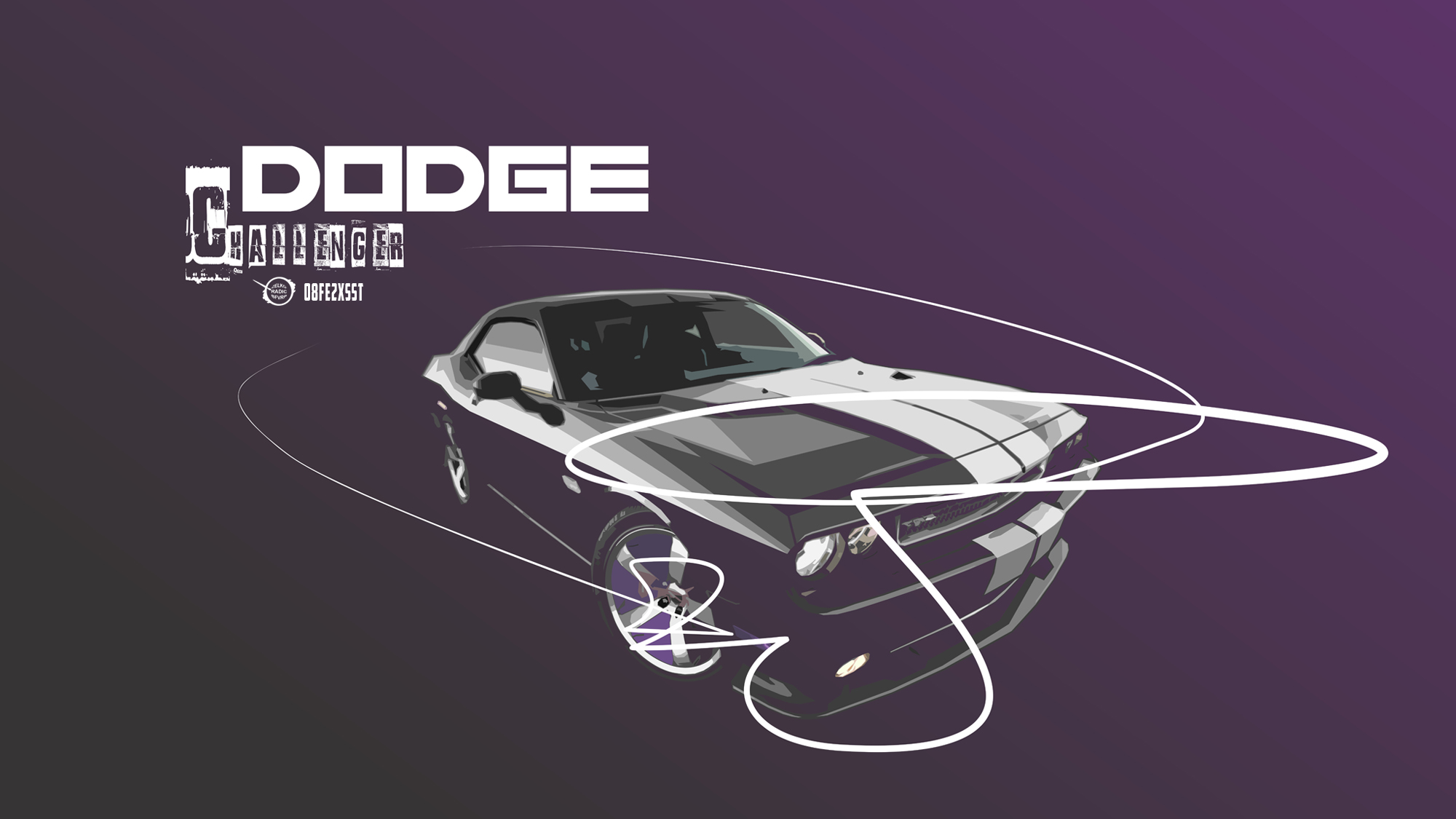 Téléchargez gratuitement l'image Dodge Challenger, Voiture, Esquiver, Véhicules sur le bureau de votre PC