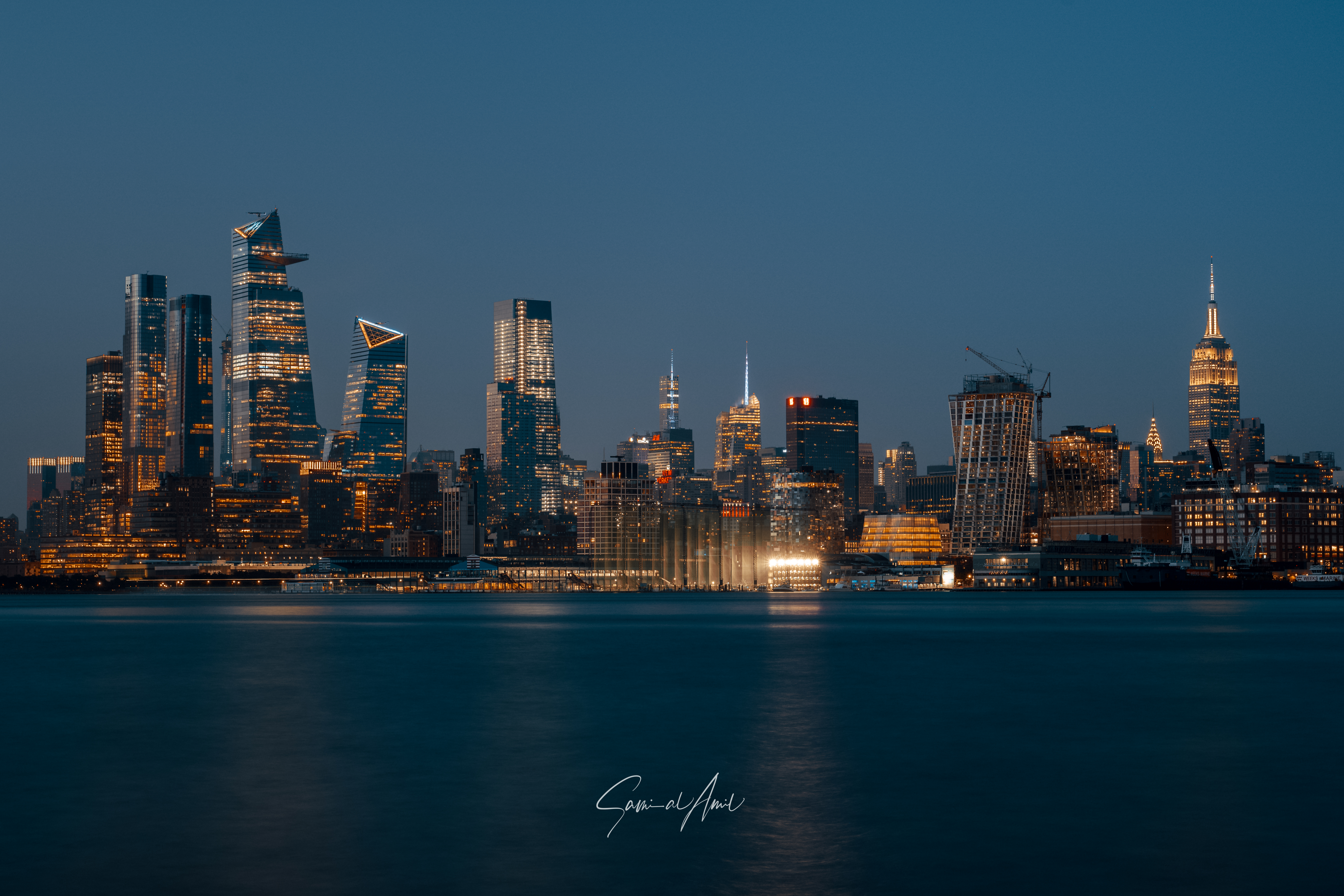 night city, panorama, cities, architecture, building, new york