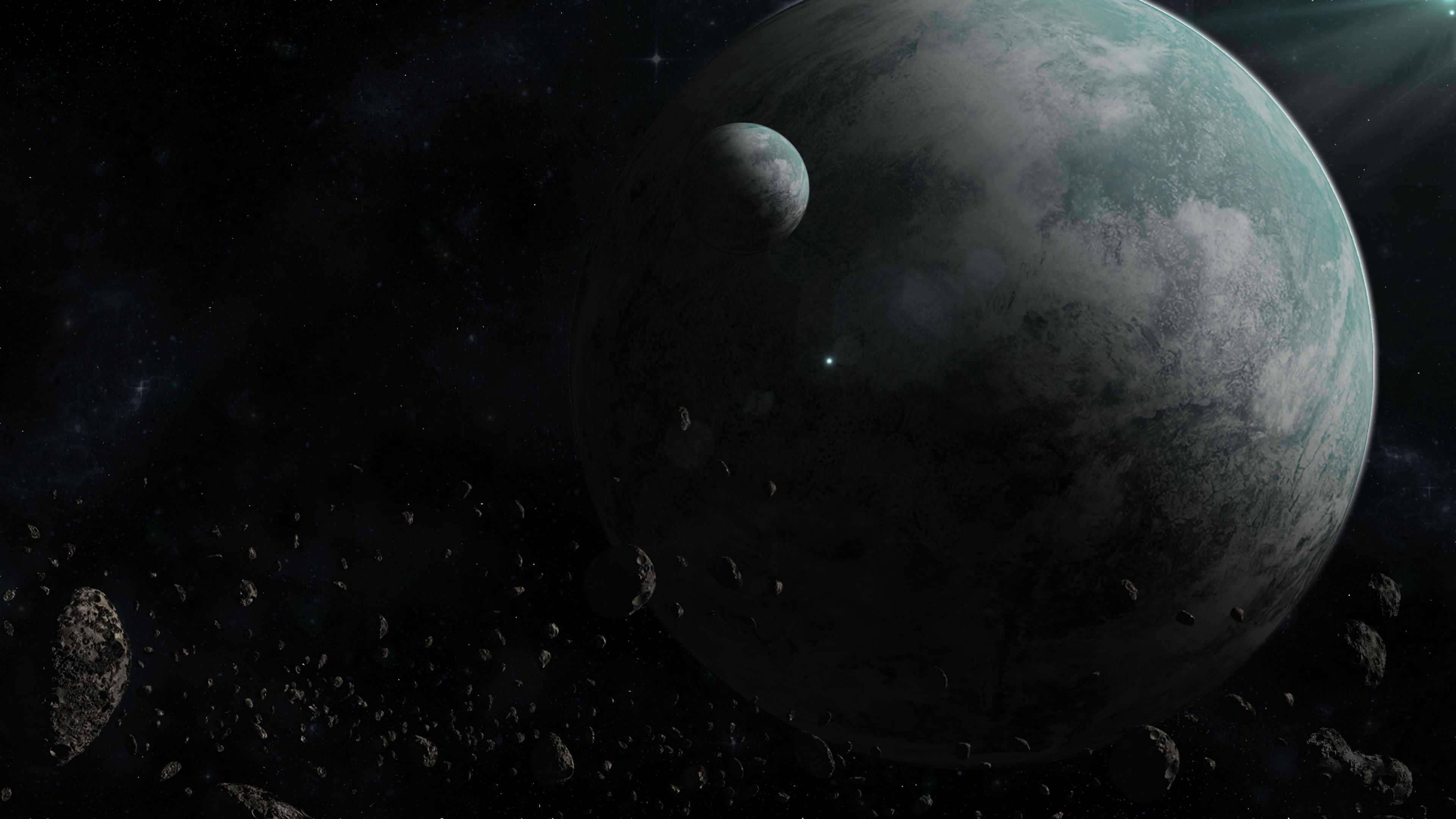 Descarga gratuita de fondo de pantalla para móvil de Oscuro, Satélite, Planeta, Universo.