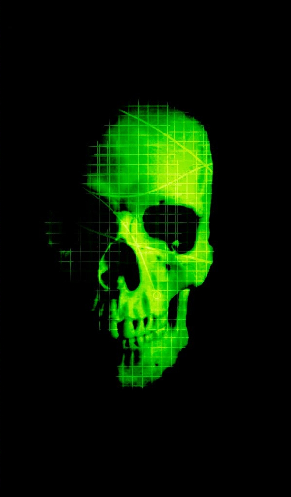 Download mobile wallpaper Dark, Skull for free.