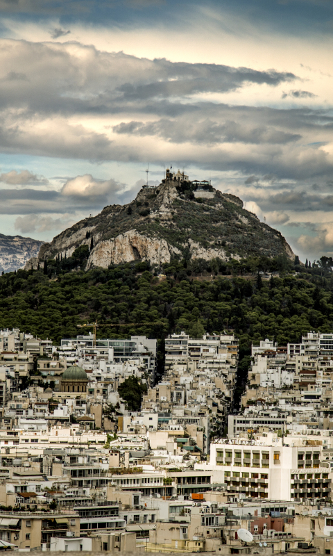 Baixar papel de parede para celular de Cidades, Noite, Cidade, Grécia, Atenas, Feito Pelo Homem gratuito.