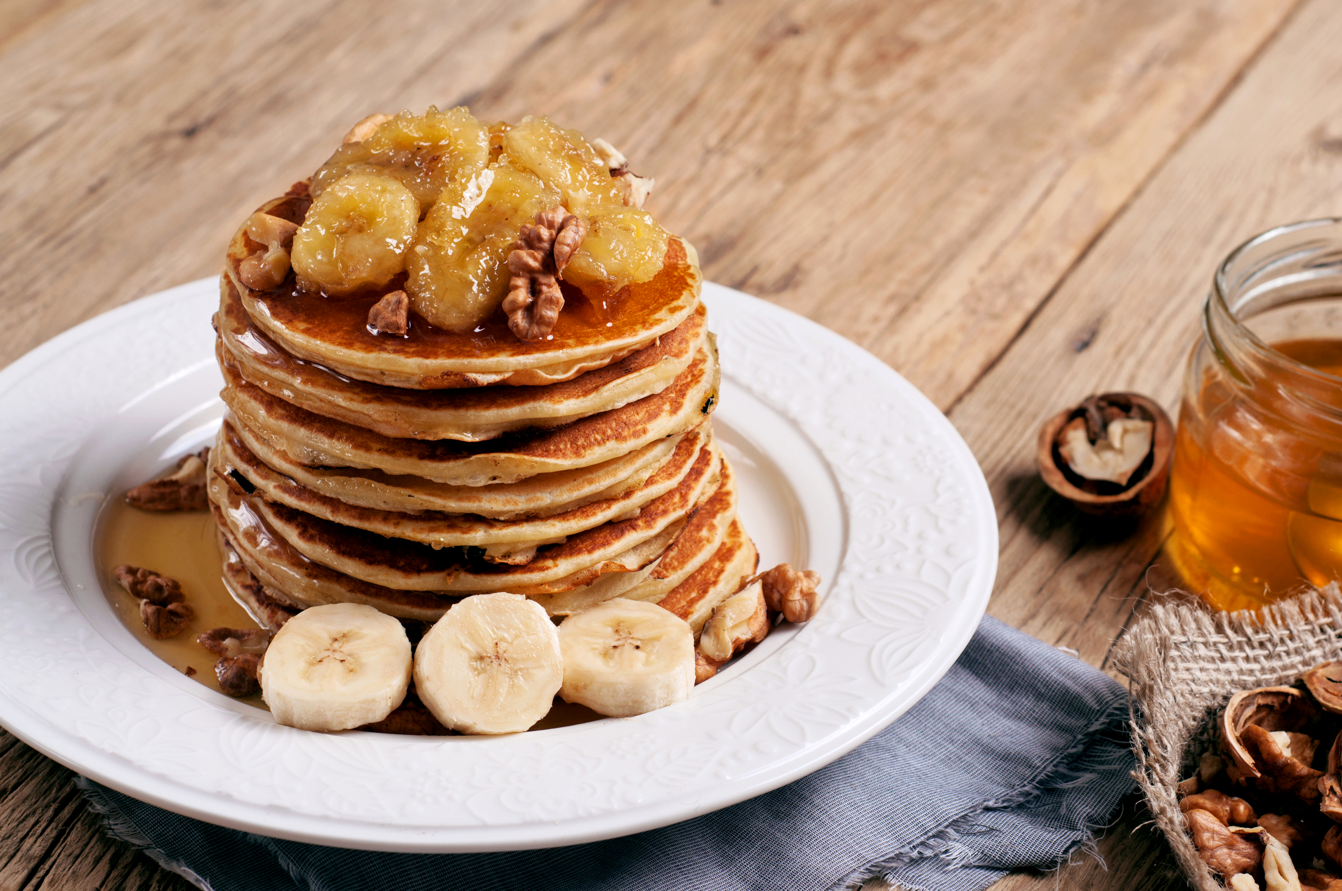 Descarga gratuita de fondo de pantalla para móvil de Desayuno, Panqueque, Alimento.